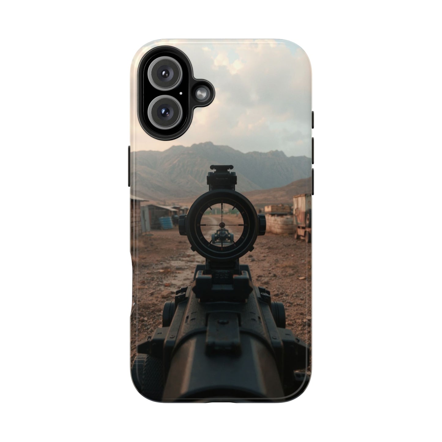 Tough Phone Case - Military Inspired Design with Sniper Scope