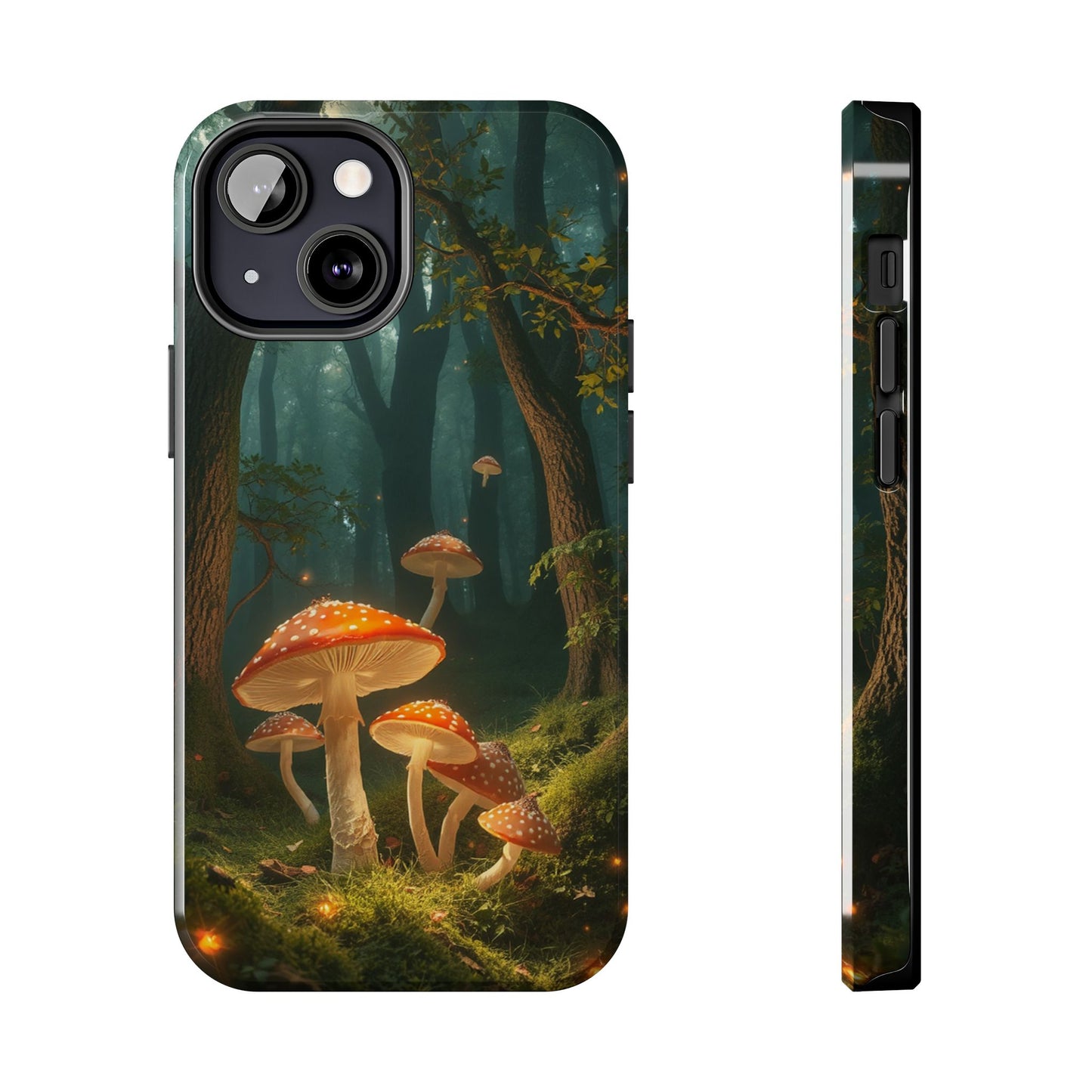 Whimsical Mushroom Tough Phone Case - Forest Fantasy Design