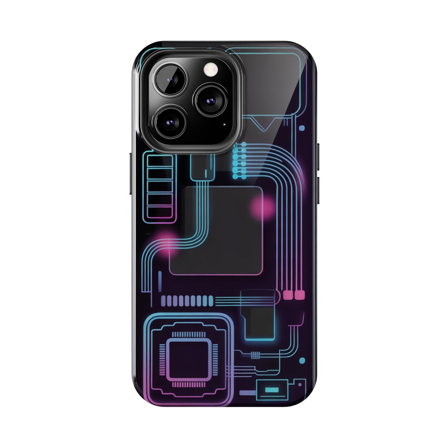 Cyberpunk Circuits Tough Phone Case