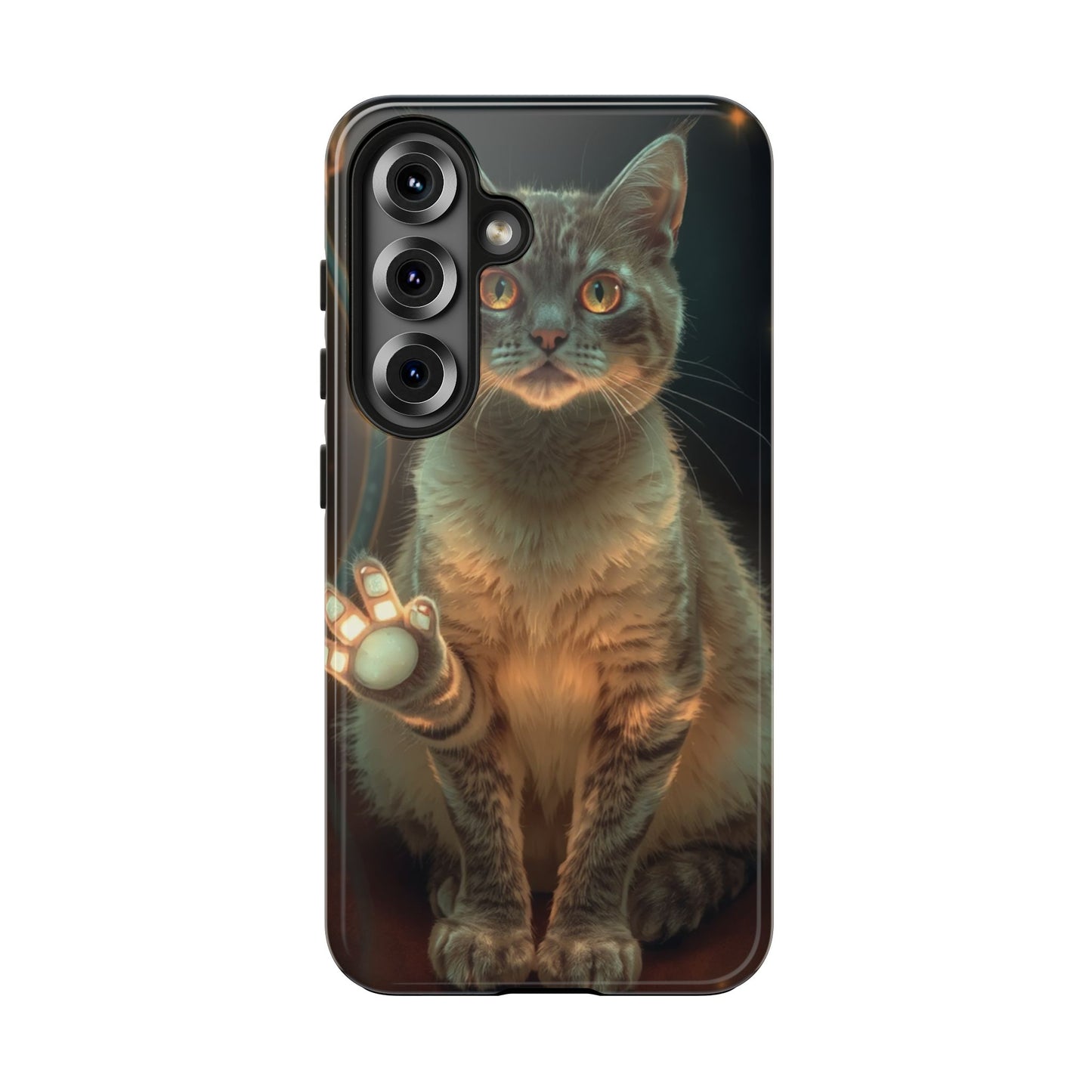 Whimsical Cat Phone Case | Tough Phone Cases for Cat Lovers, Pet Accessories, Gift for Cat Owners, Cute Phone Cover, Personalized Tech