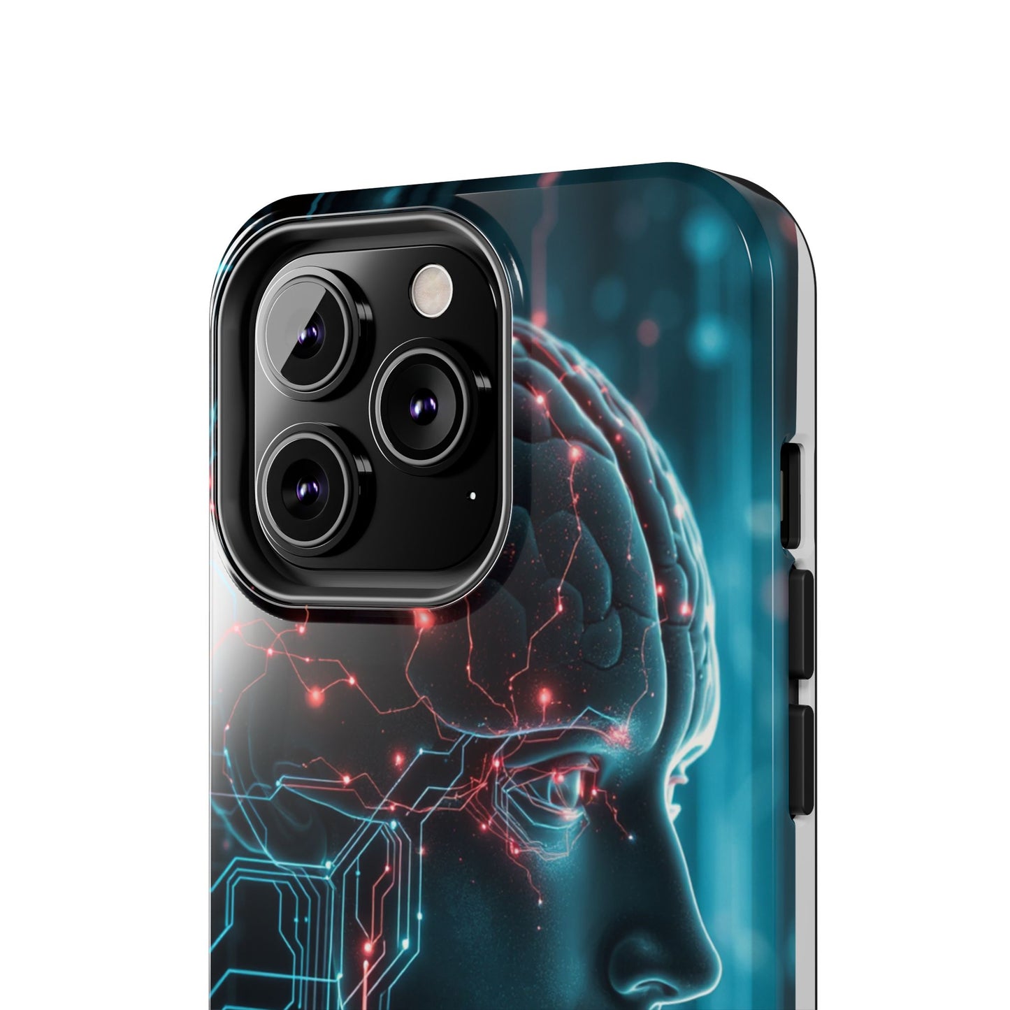 Futuristic Brain Design Tough Phone Case