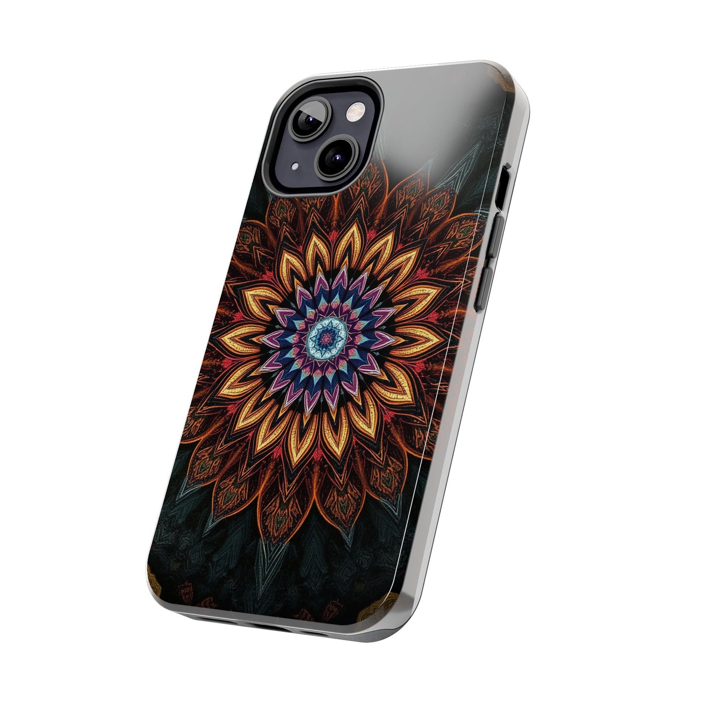 Mystic Mandala Tough Phone Case - Durable Protection with Artistic Design - for iPhone