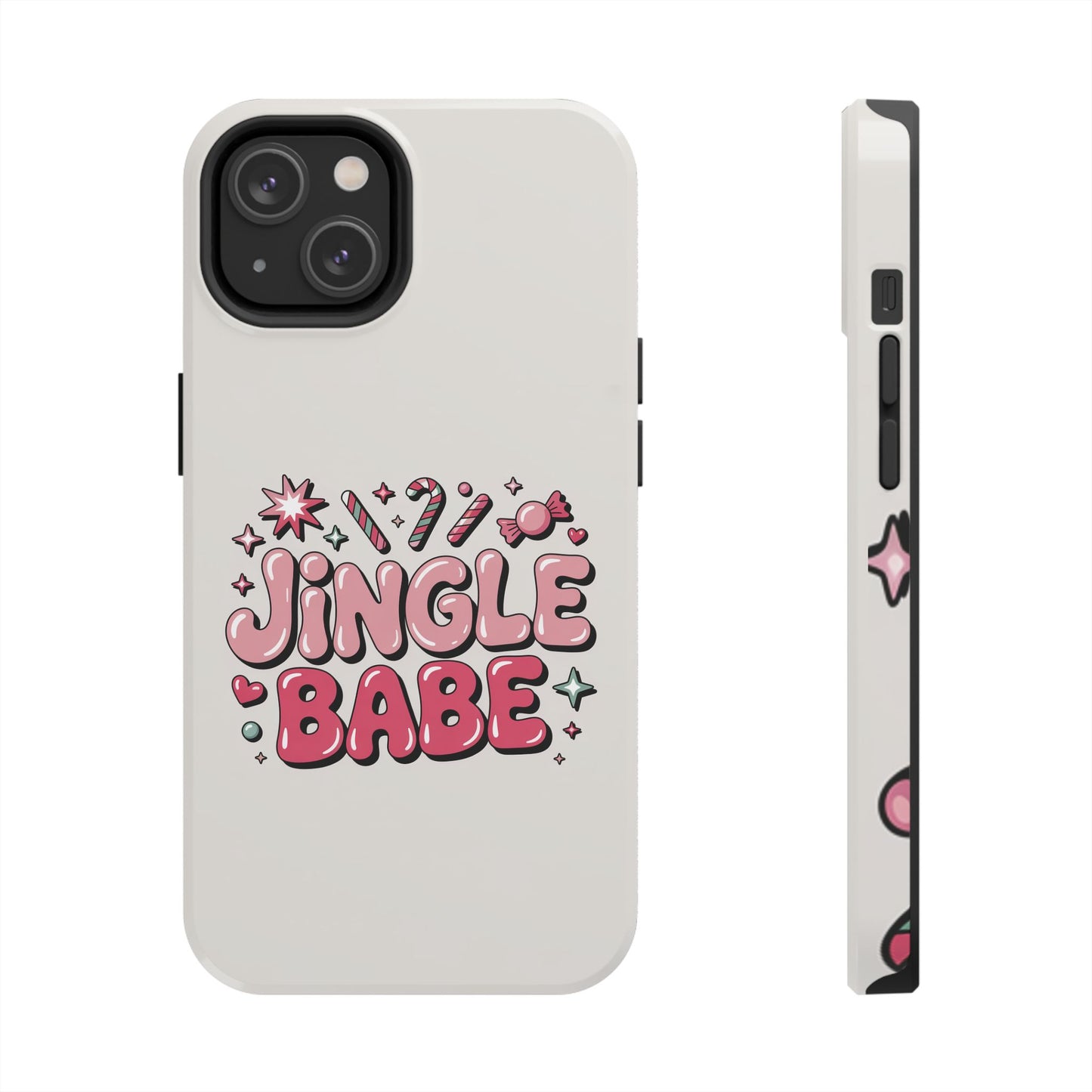 Jingle Babe Tough Phone Case - Festive Holiday Protection for Your iPhone