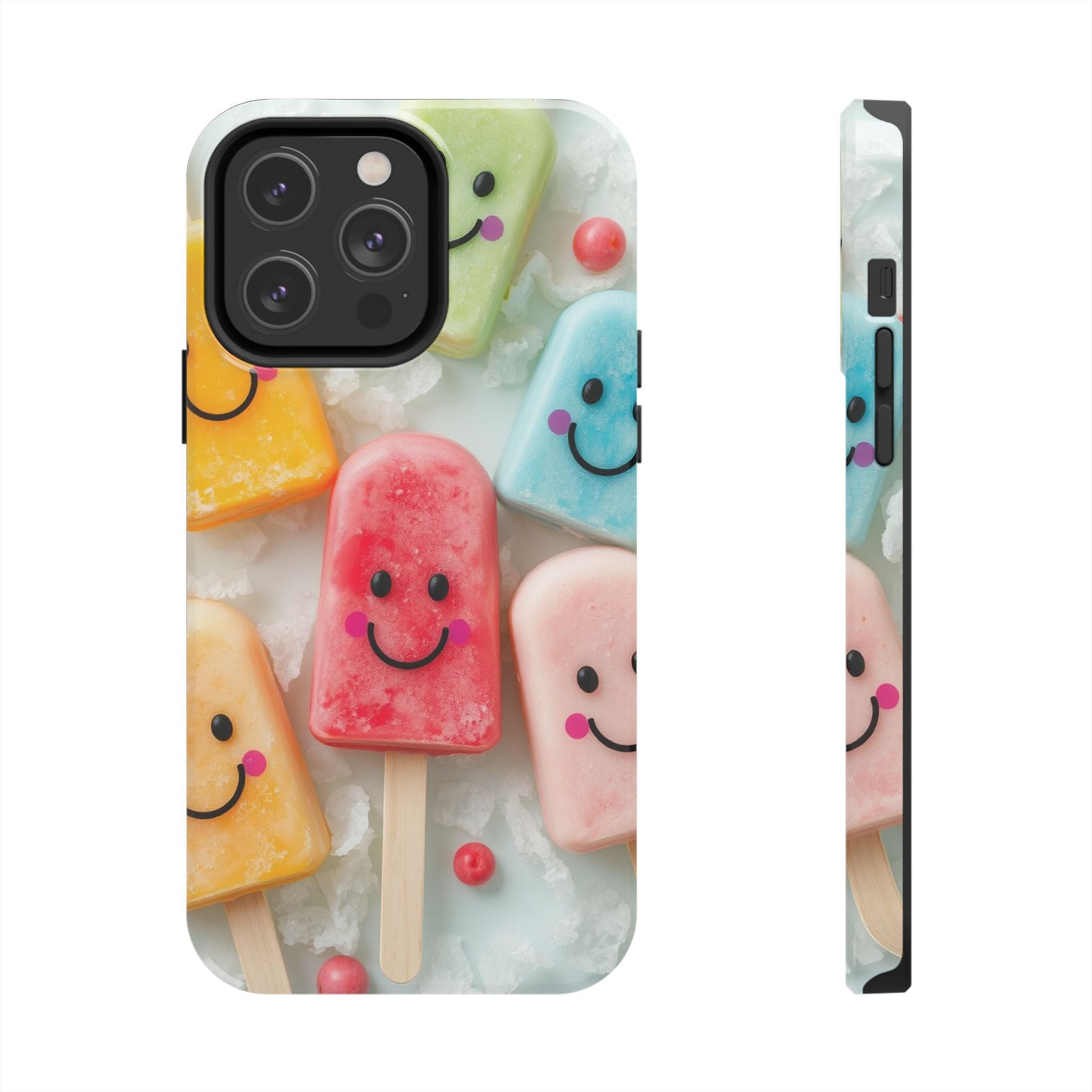 Cute Smile Popsicle Tough Phone Case - Fun Protection for Your Device
