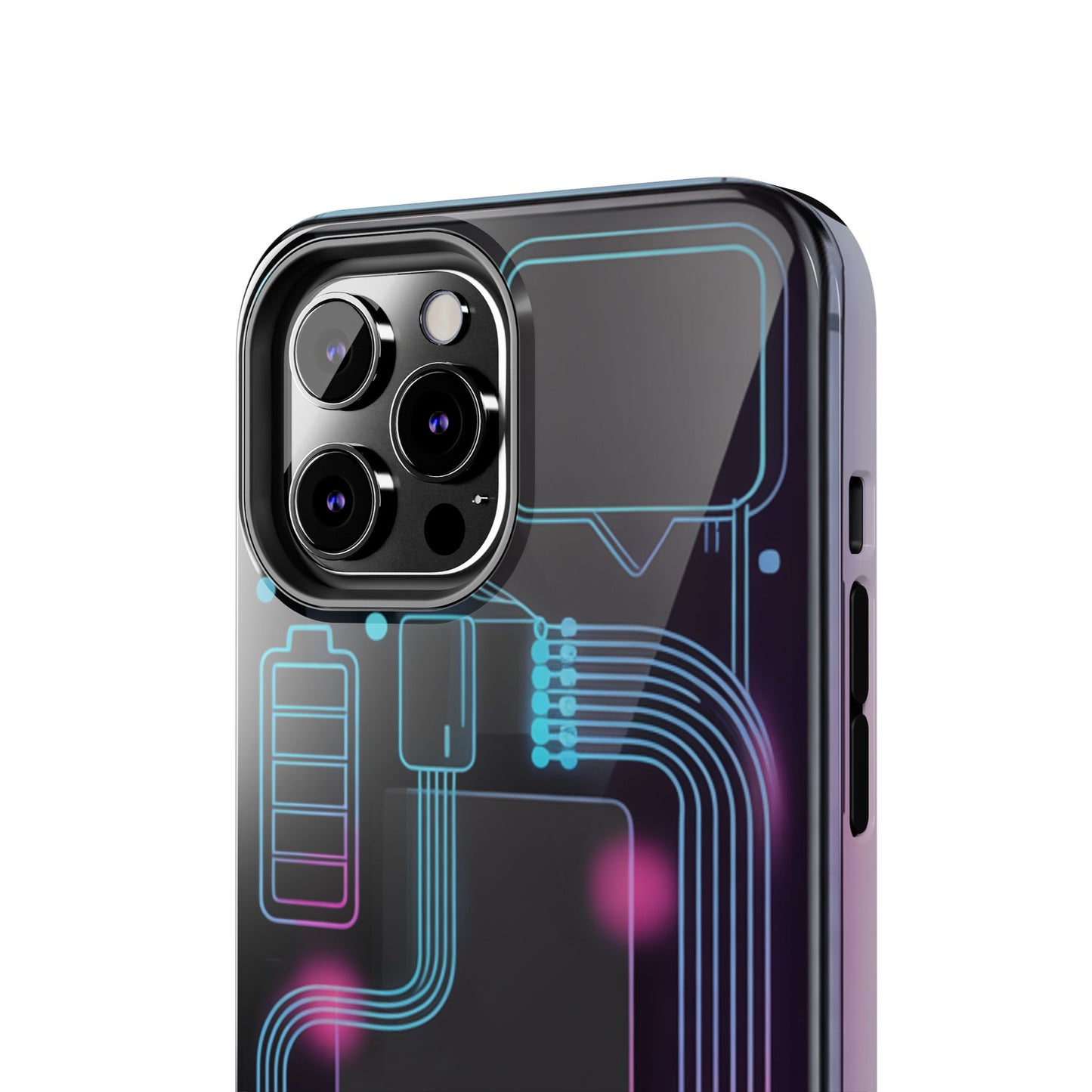 Cyberpunk Circuits Tough Phone Case