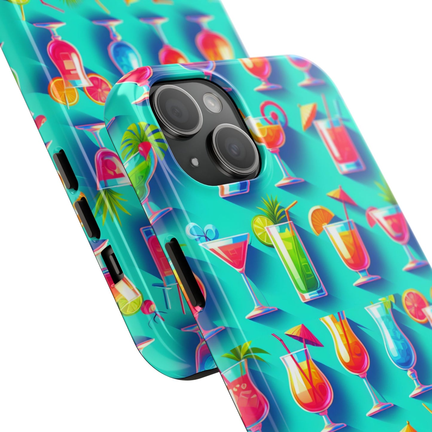 Cocktail Party Phone Case - Fun & Colorful Design for Summer Vibes - for iPhone
