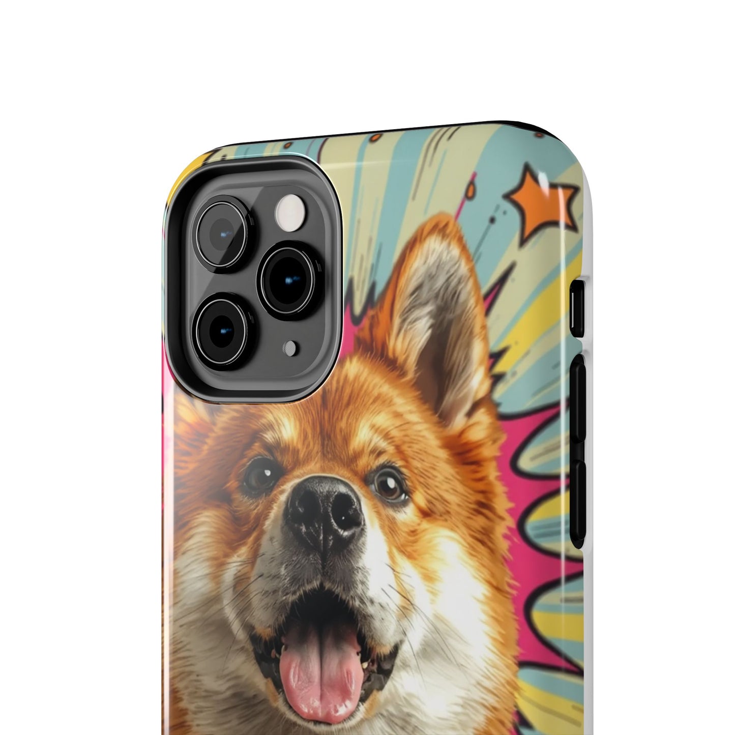 Playful Dog Tough Phone Case - Durable & Stylish Pet Lover Gift