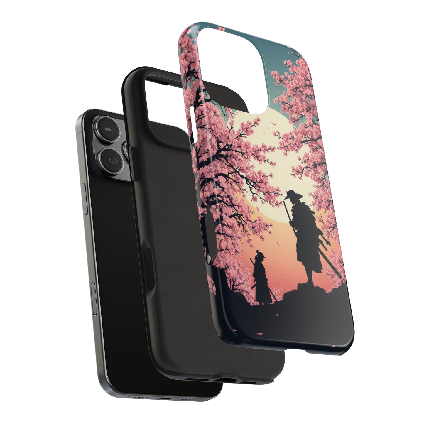 Cherry Blossom Samurai Tough Phone Case