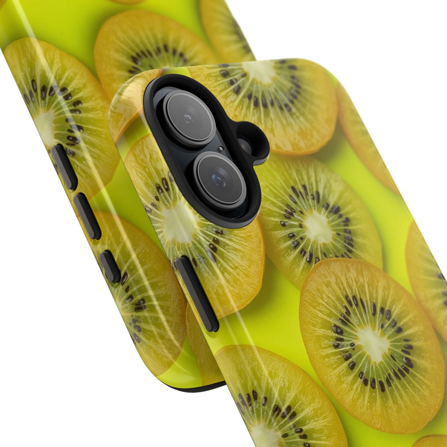 Vibrant Kiwi Tough Phone Case - Bright Yellow Design for Fruit Lovers