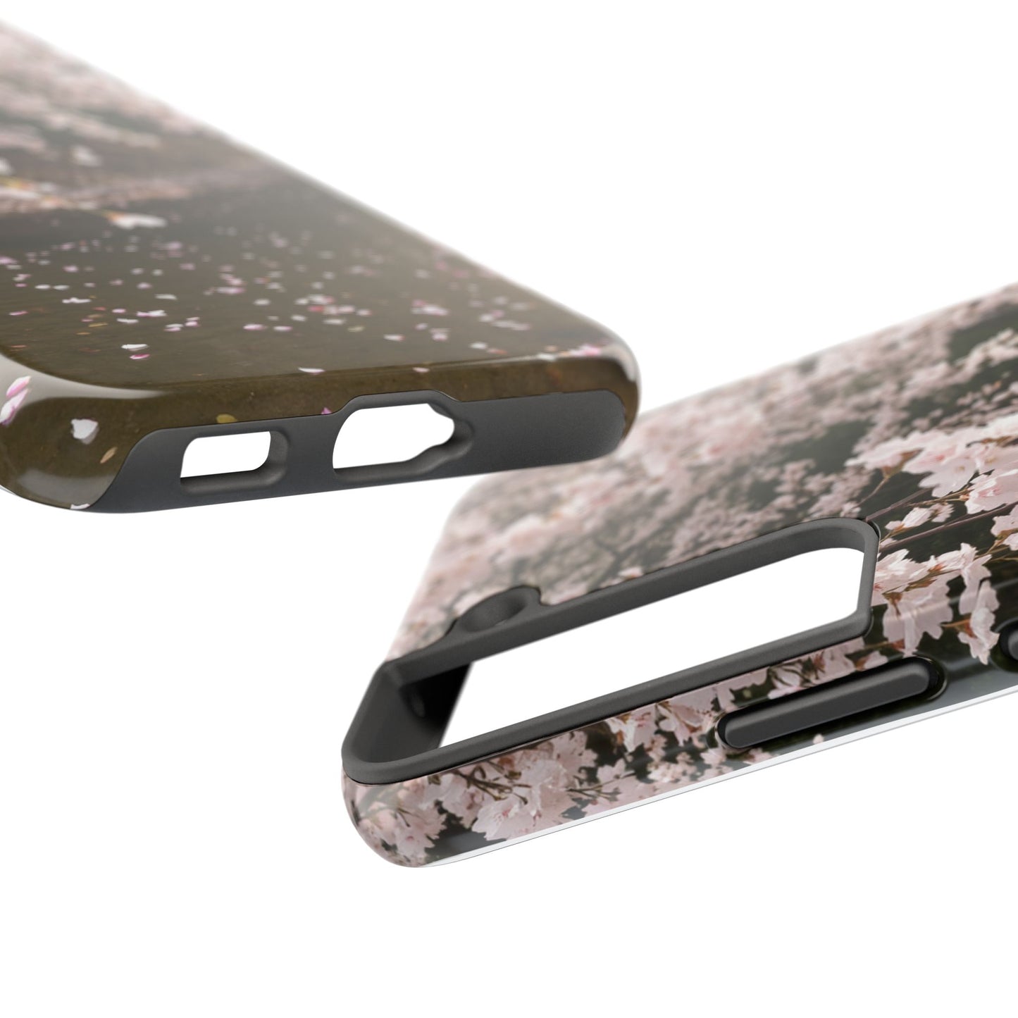 Cherry Blossom Tough Phone Cases - Durable Protection with Floral Serenity