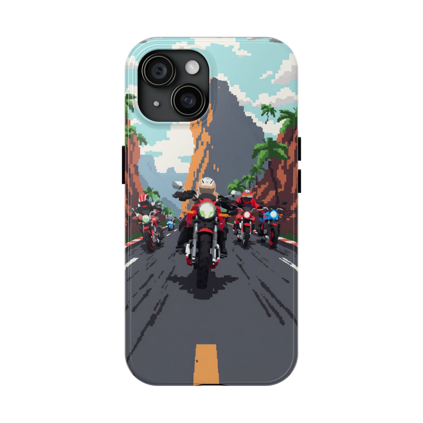Retro Biker Tough Phone Case - Perfect for Motorcycle Lovers