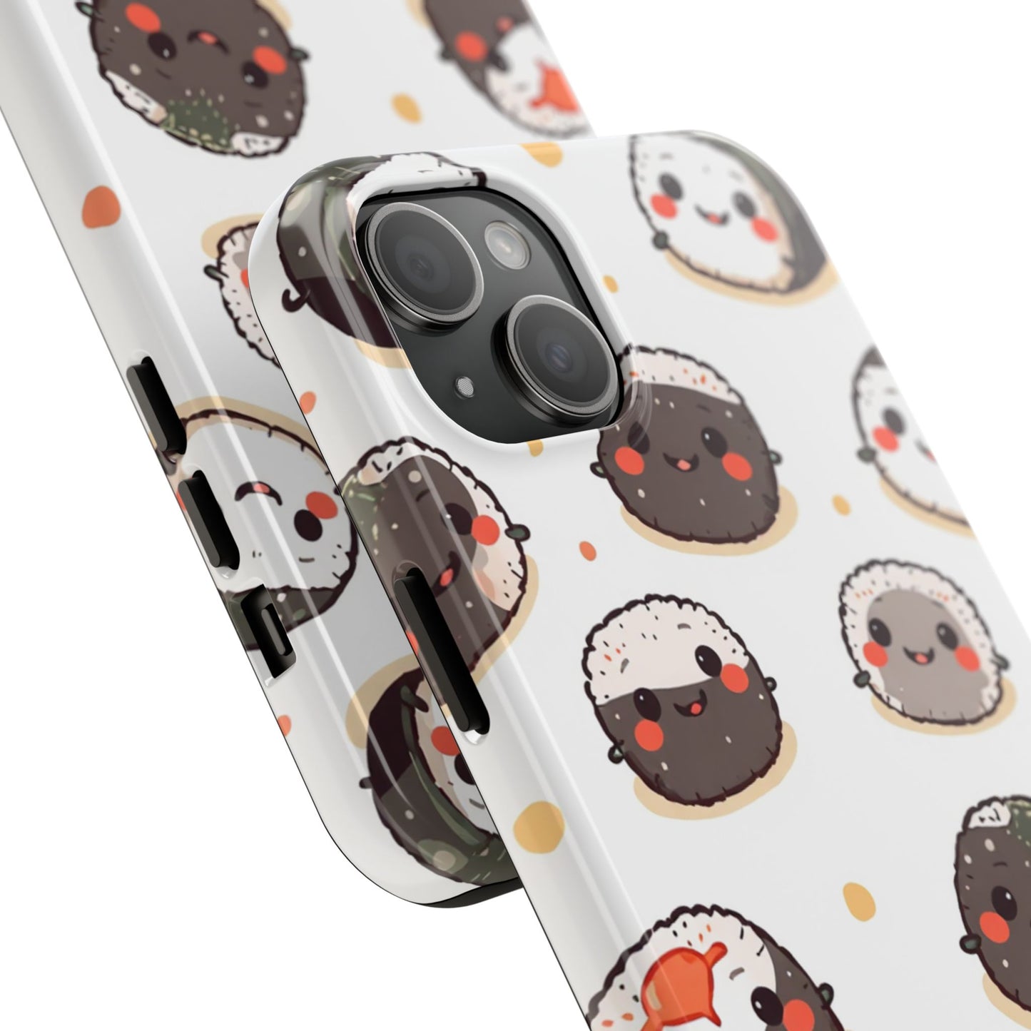 Cute Sushi Tough Phone Case - Kawaii Design for Food Lovers
