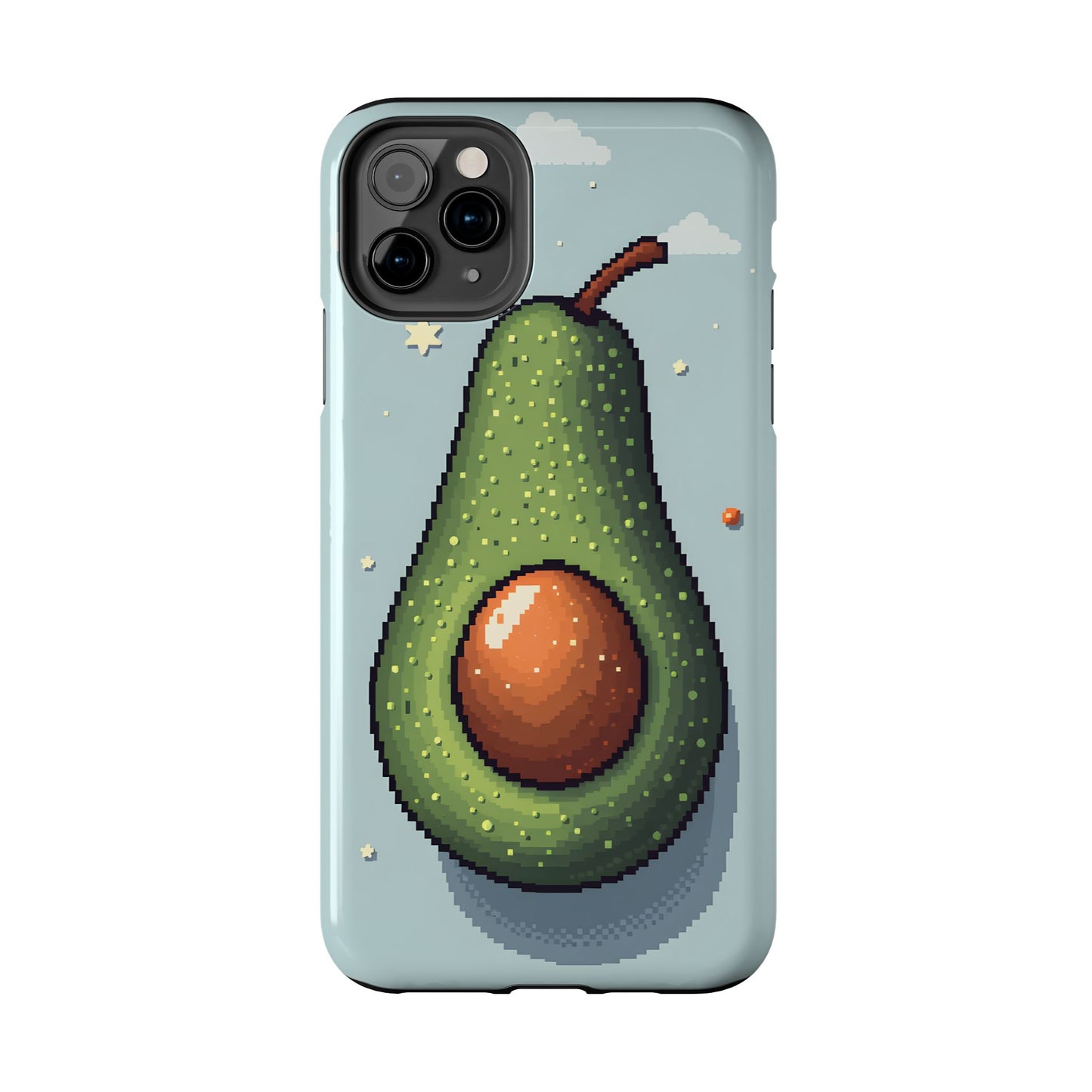 Pixel Avocado Tough Phone Case - Perfect for Foodies & Nature Lovers - for iPhone