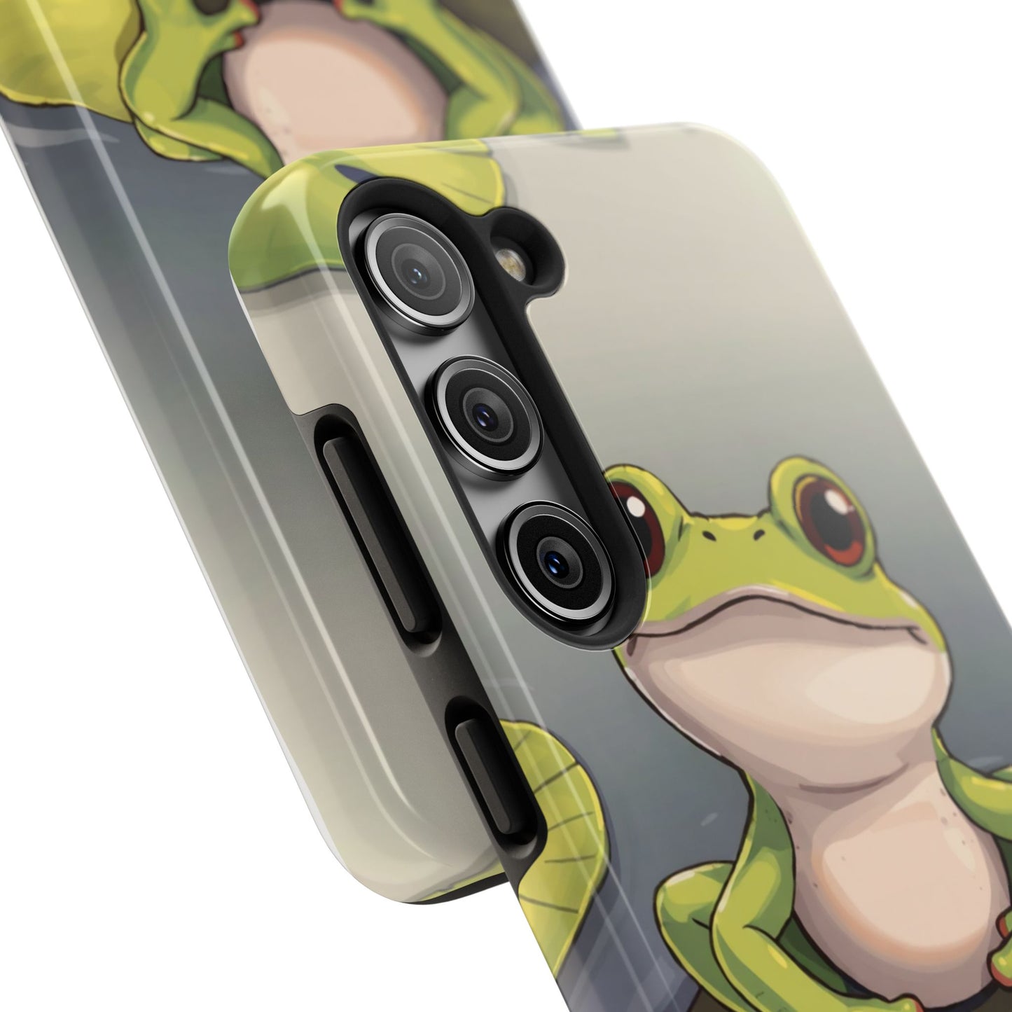 Cute Frog Tough Phone Case - Durable Protection with Nature Vibe