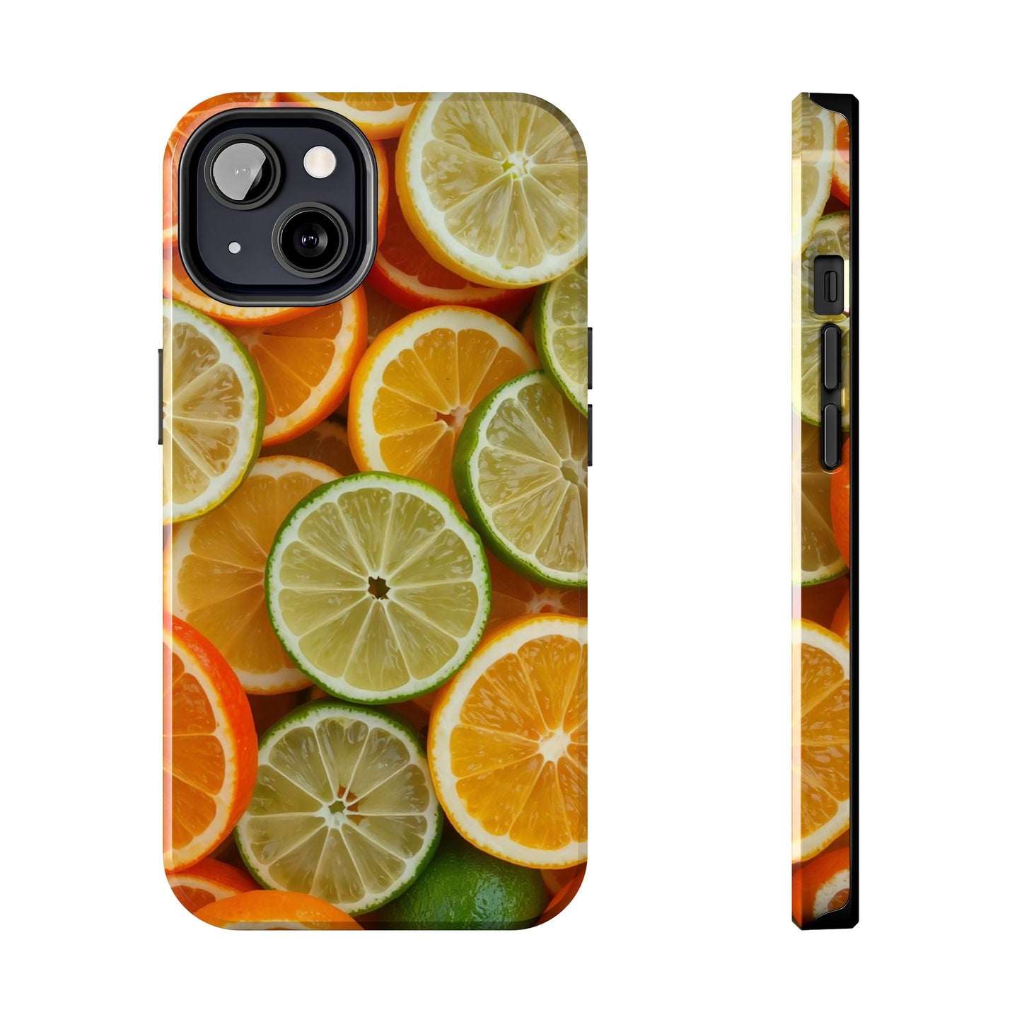 Citrus Slice Tough Phone Case – Vibrant Fruit Design for Summer Fun