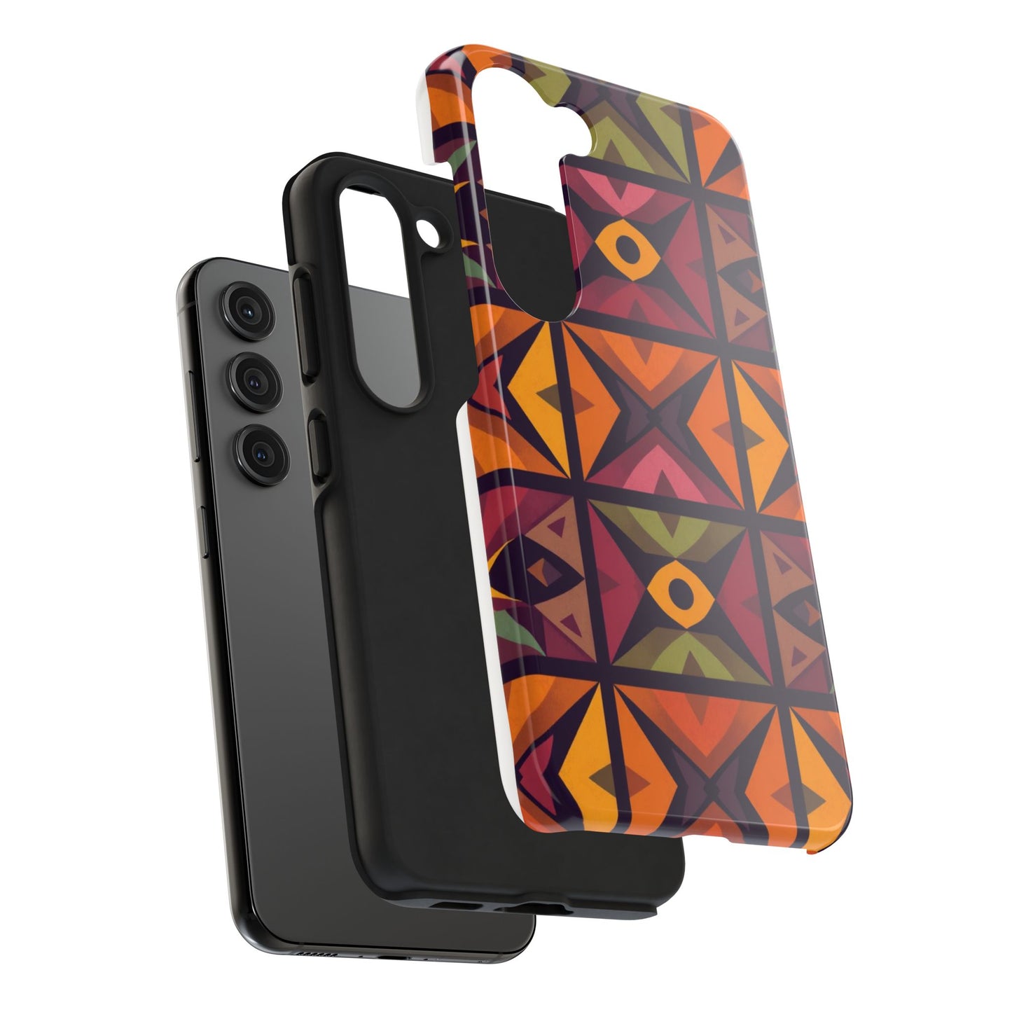 Vibrant Tribal Geometric Tough Phone Case - Colorful Protection for Your iPhone