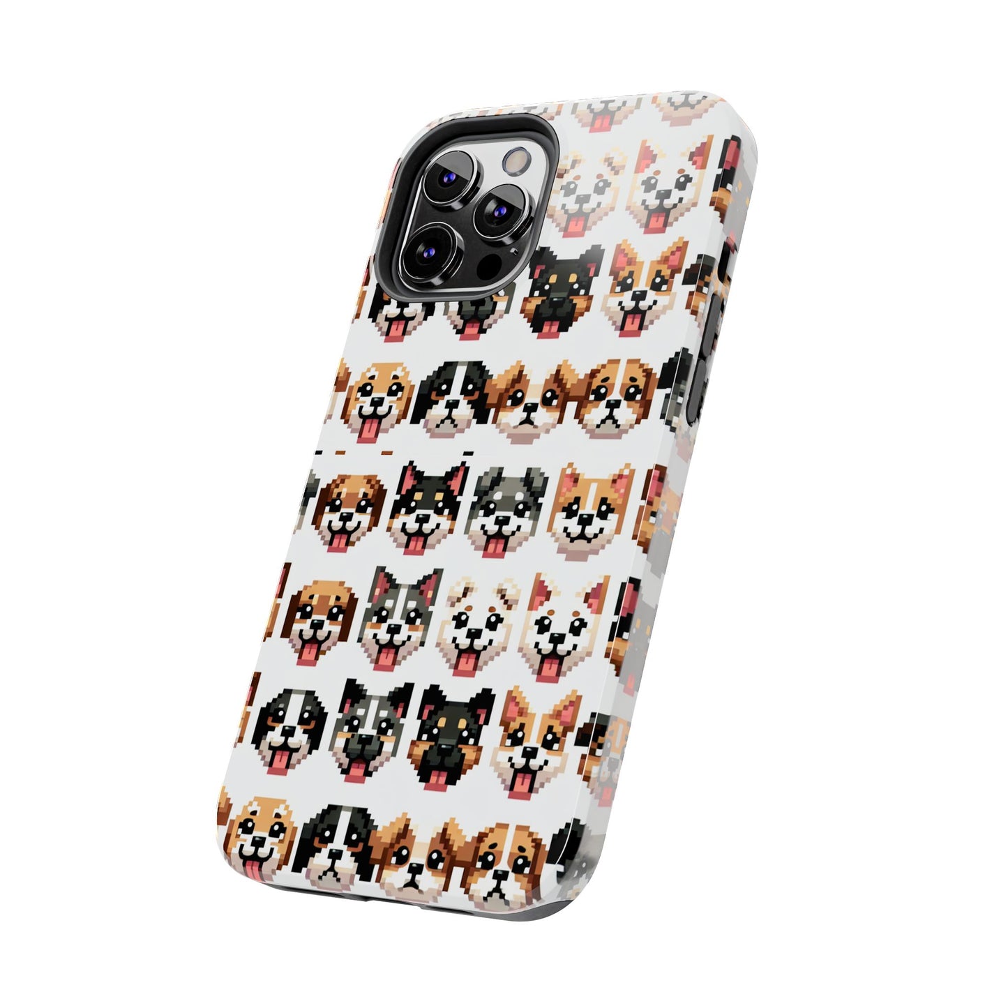 Pixelated Dog Breed Tough Phone Case - Cute, Durable Protection for Pet Lovers - for iPhone