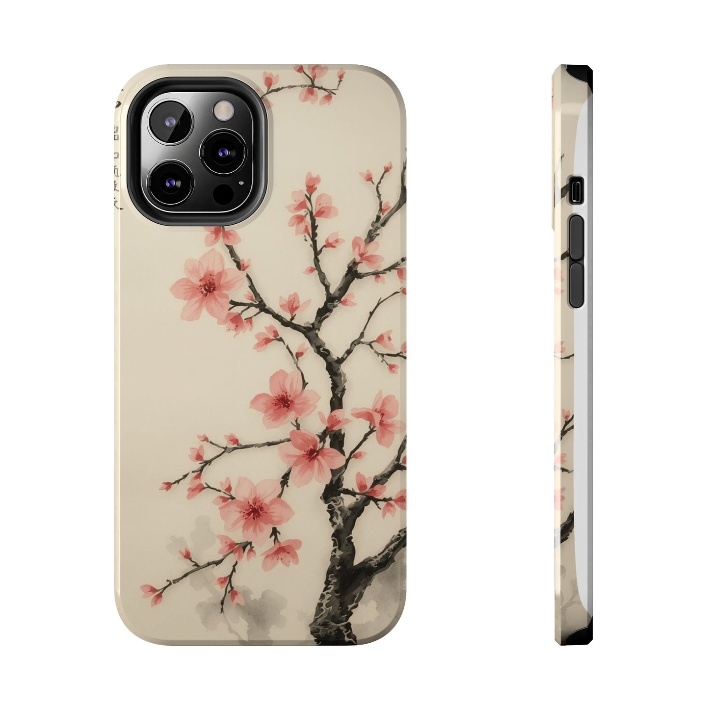 Cherry Blossom Tough Phone Case - Stylish Protection for Nature Lovers