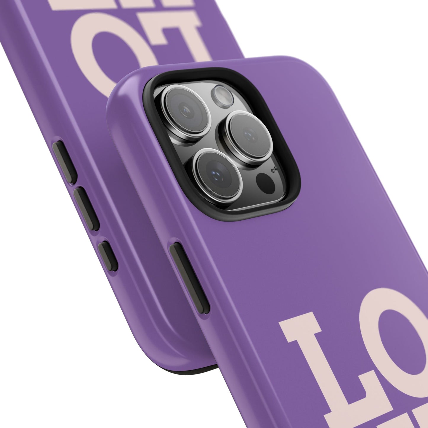 Purple Love Phone Case - Durable & Stylish Tough Case - for iPhone