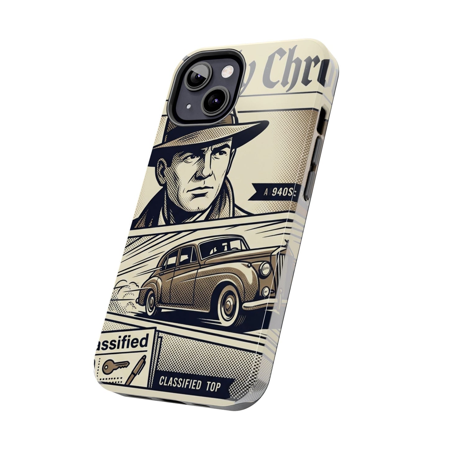 Old Newspaper Tough Phone Case