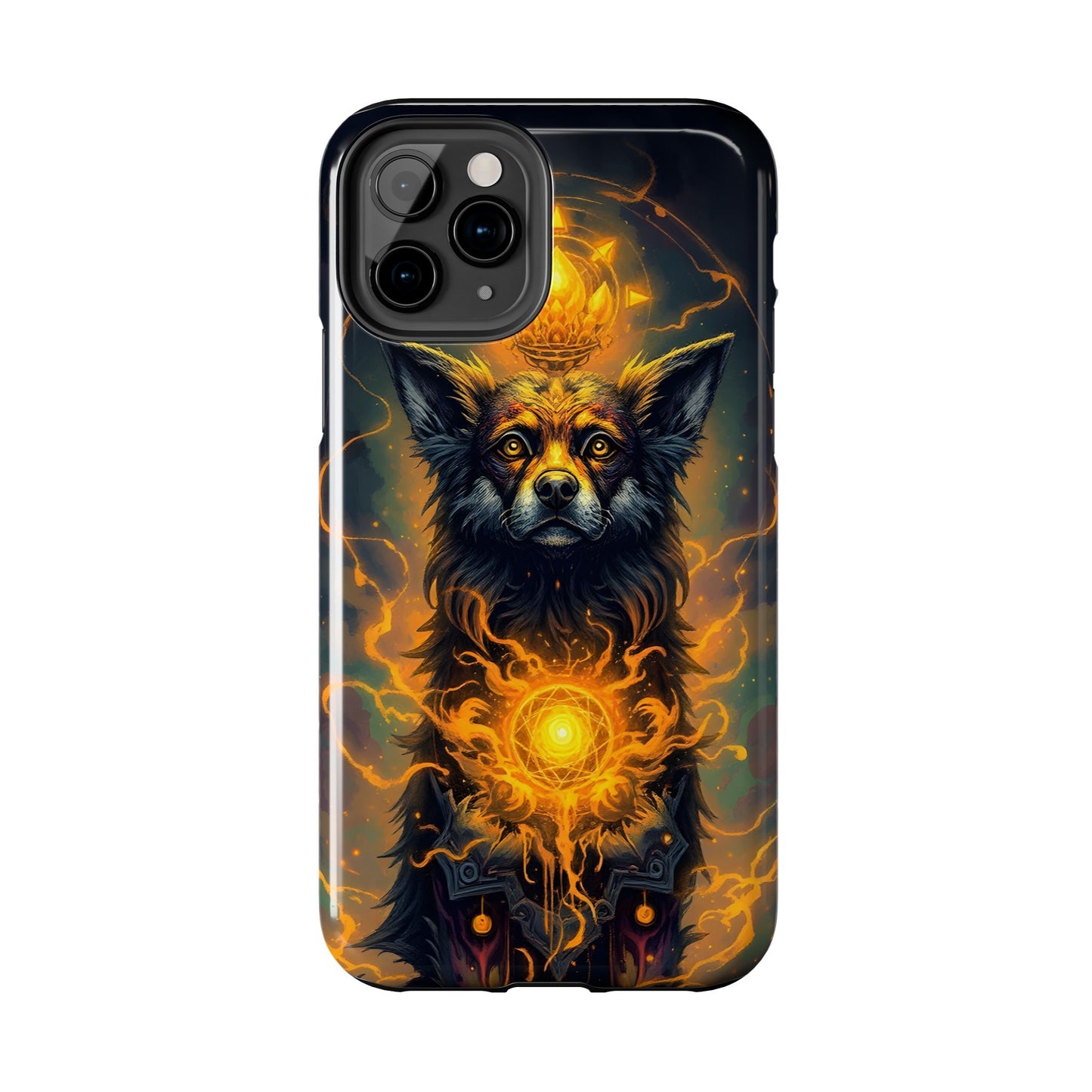 Mystical Dog of Light - Tough Phone Case - Durable Protection with Inspired Artwork - for iPhone