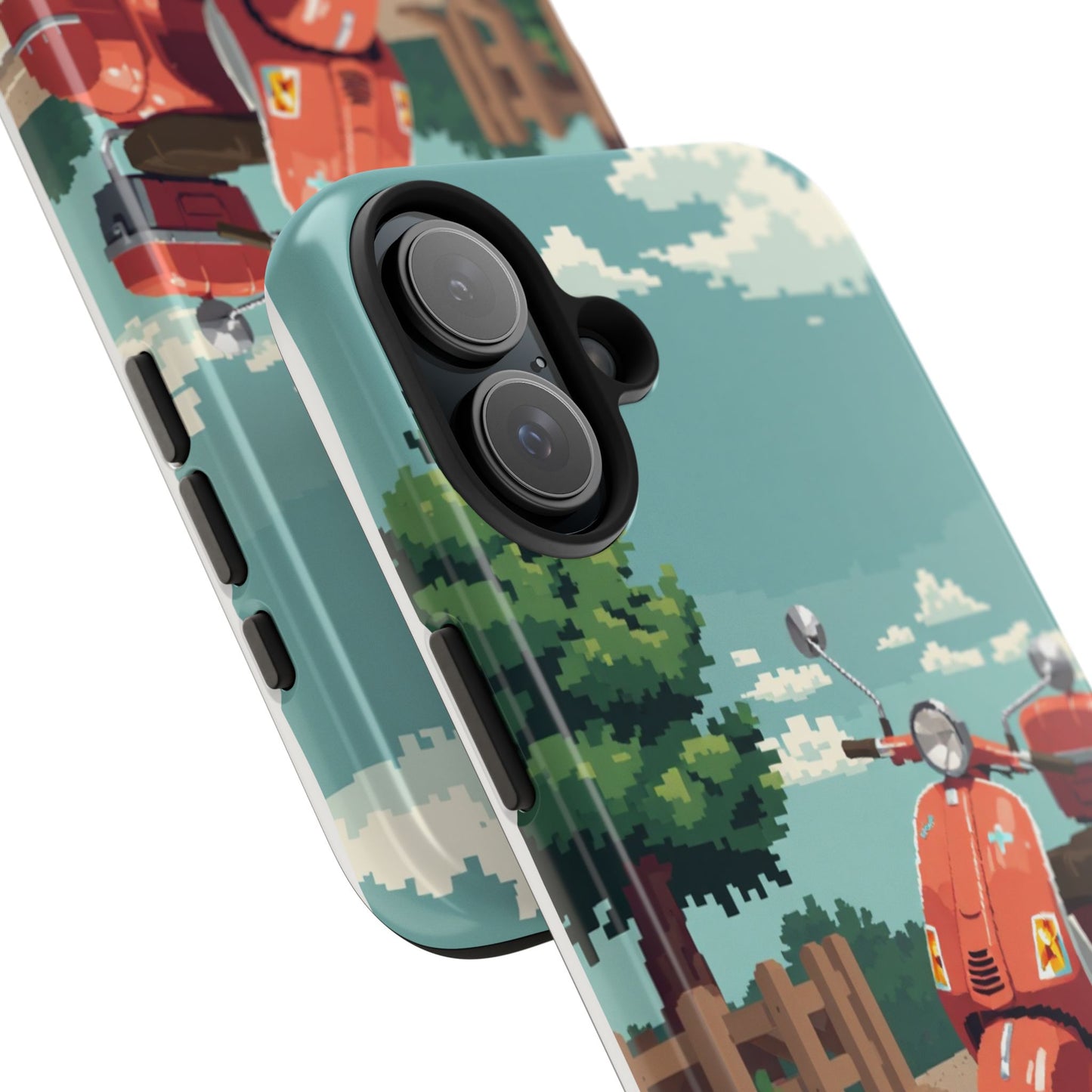 Retro Scooter Phone Case - Tough & Stylish Protection