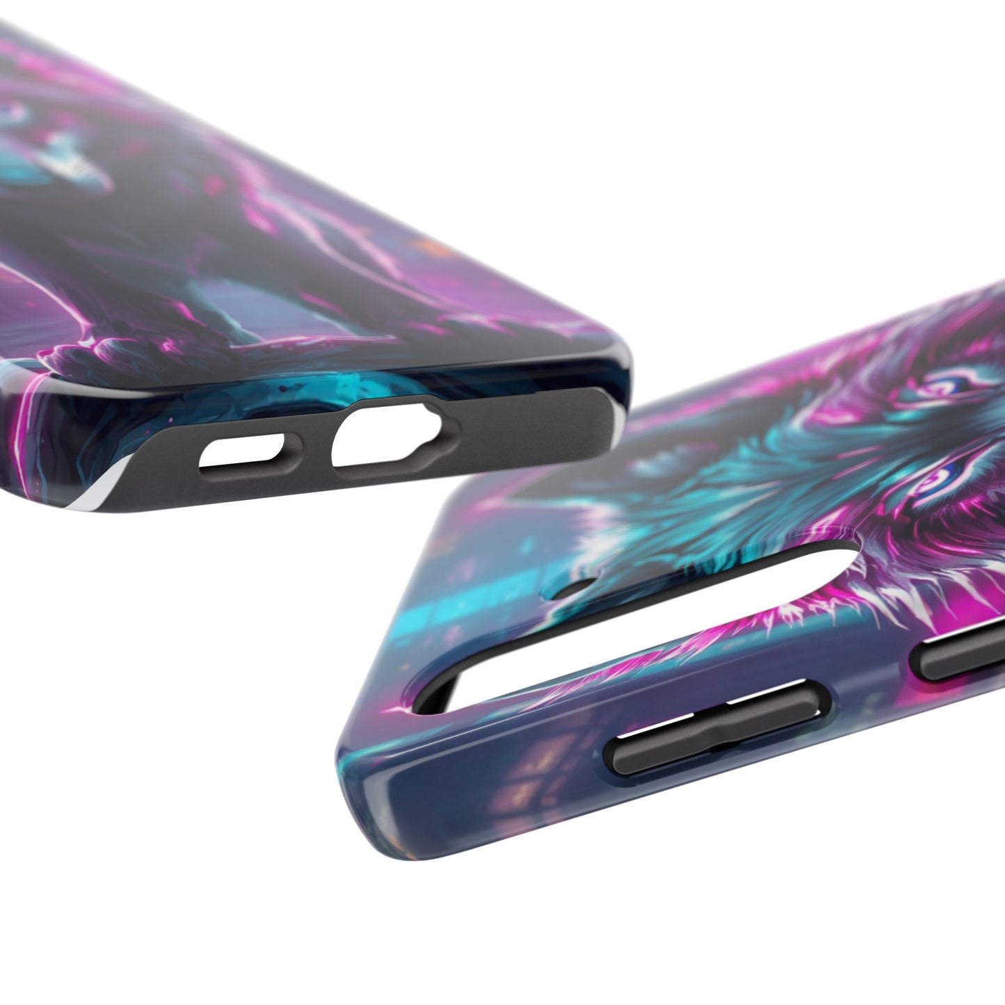 Fierce Wolf Phone Case - Tough & Vibrant Design for Animal Lovers