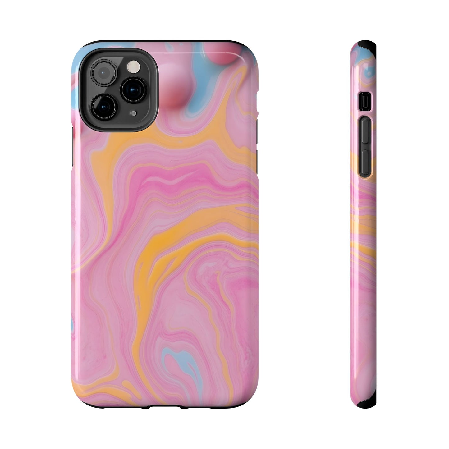 Liquid Candy Abstract Tough Phone Case - Durable Protection with Artistic Design - for iPhone