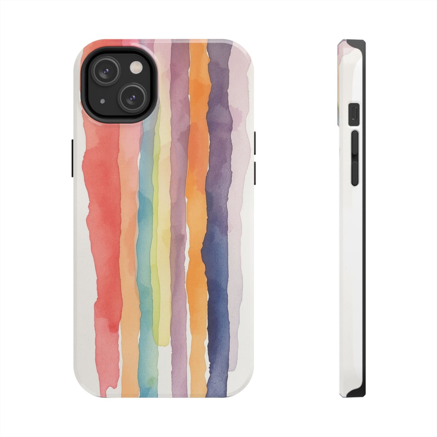 Colorful Watercolor Tough Phone Case - Stylish and Durable Cover for Creative Souls