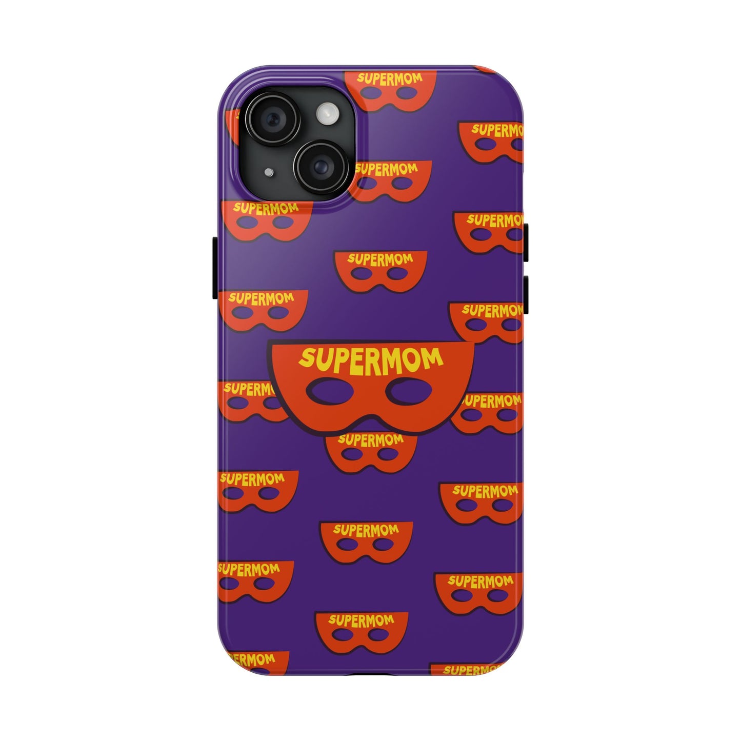 Supermom Tough Phone Case - Durable Protection with Fun Design - for iPhone