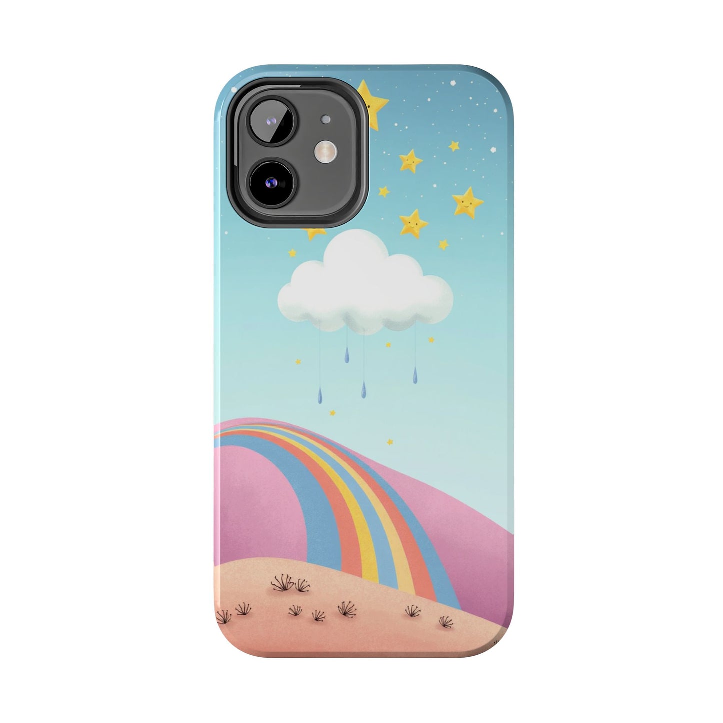 Colorful Rainbow Phone Case - Durable Tough Design for Adventurers