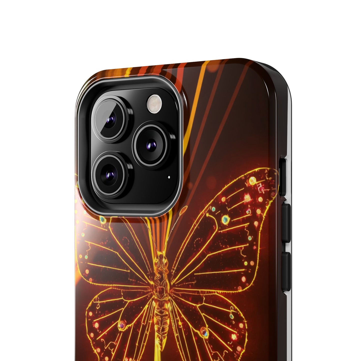 Elegant Butterfly Tough Phone Case - Stylish Protection for Nature Lovers