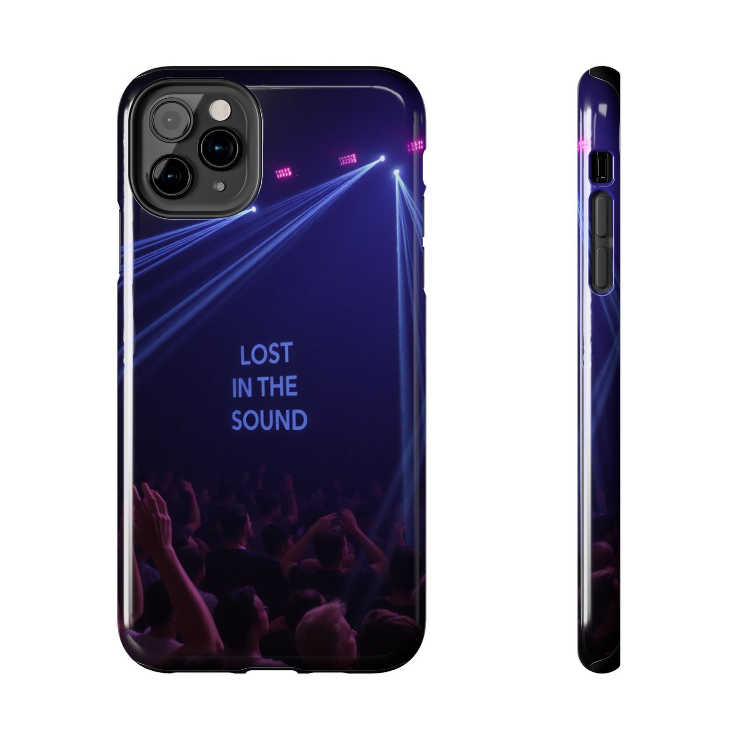 Vibrant Tough Phone Case - 'Lost in the Sound' Design for Music Lovers