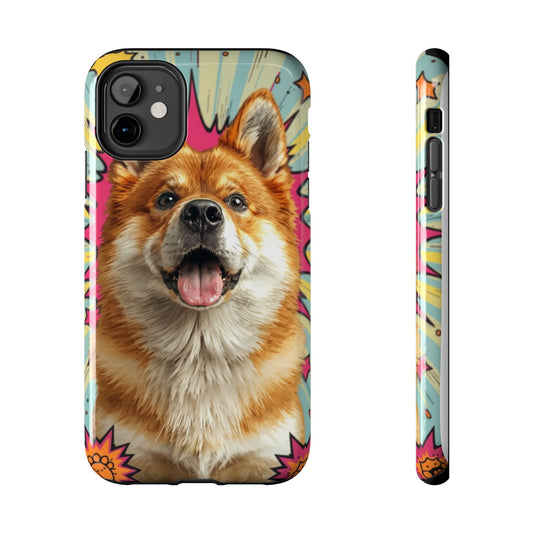 Playful Dog Tough Phone Case - Durable & Stylish Pet Lover Gift