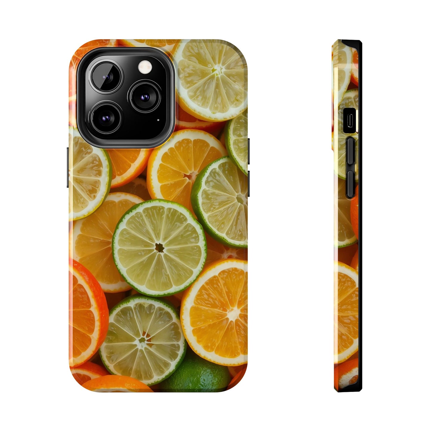 Citrus Slice Tough Phone Case – Vibrant Fruit Design for Summer Fun