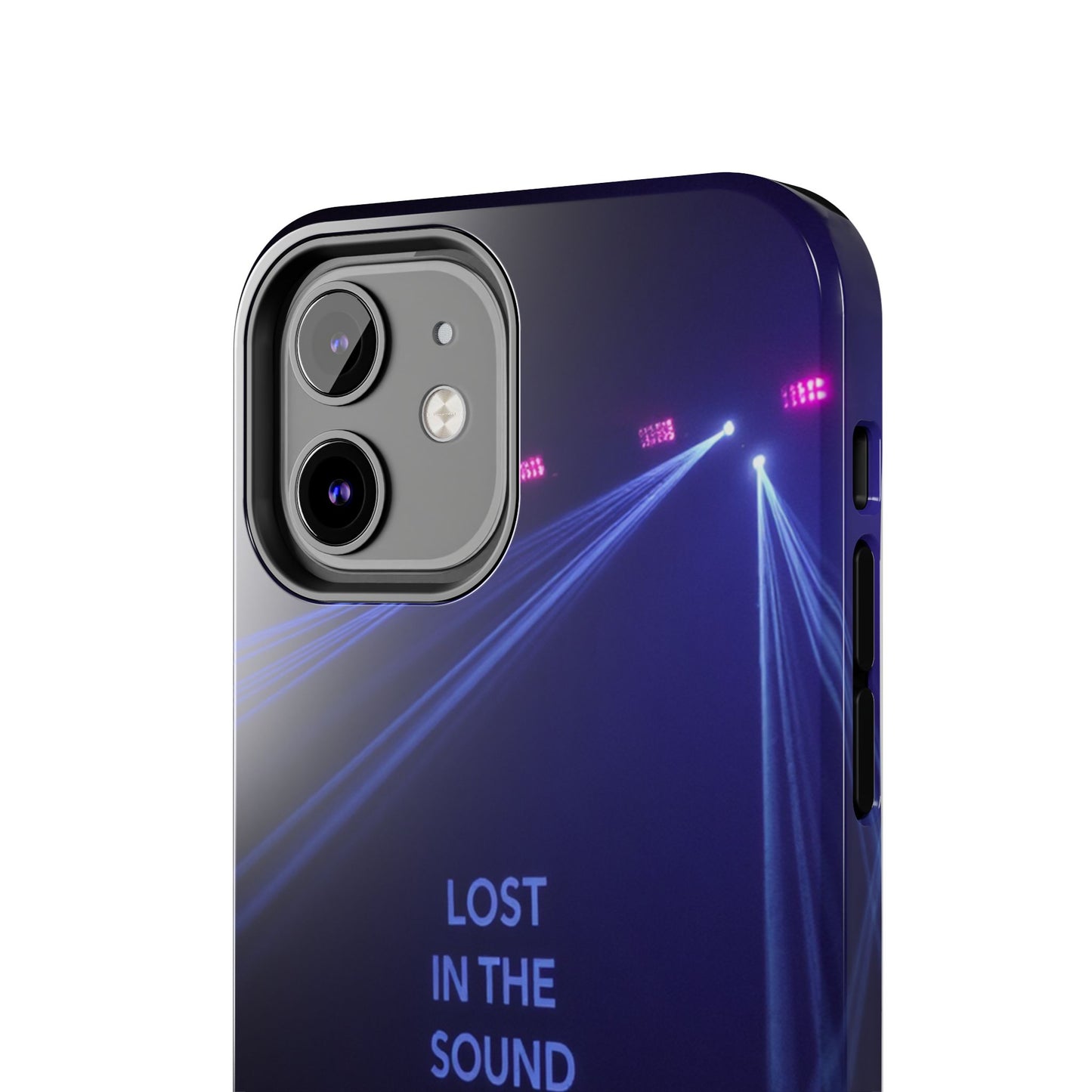 Vibrant Tough Phone Case - 'Lost in the Sound' Design for Music Lovers