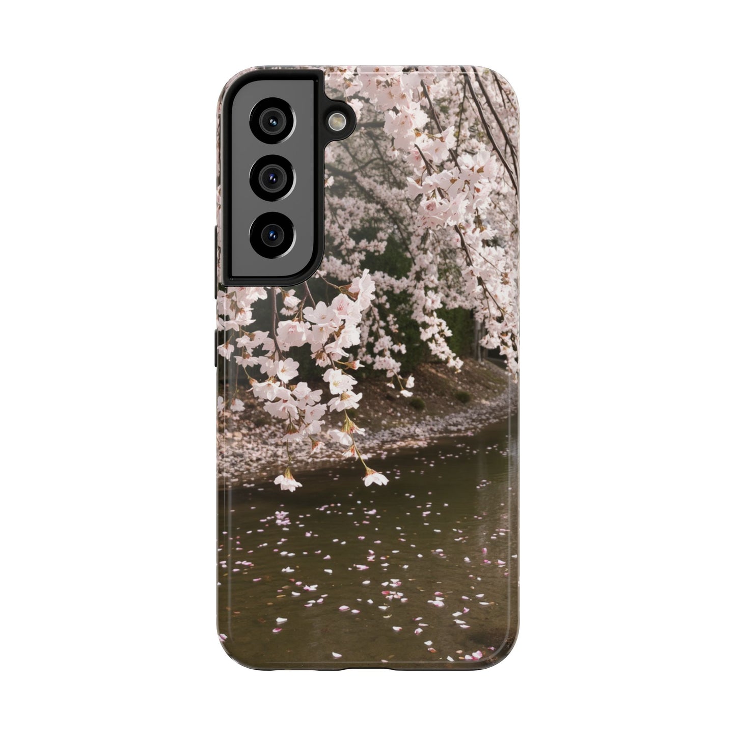 Cherry Blossom Tough Phone Cases - Durable Protection with Floral Serenity