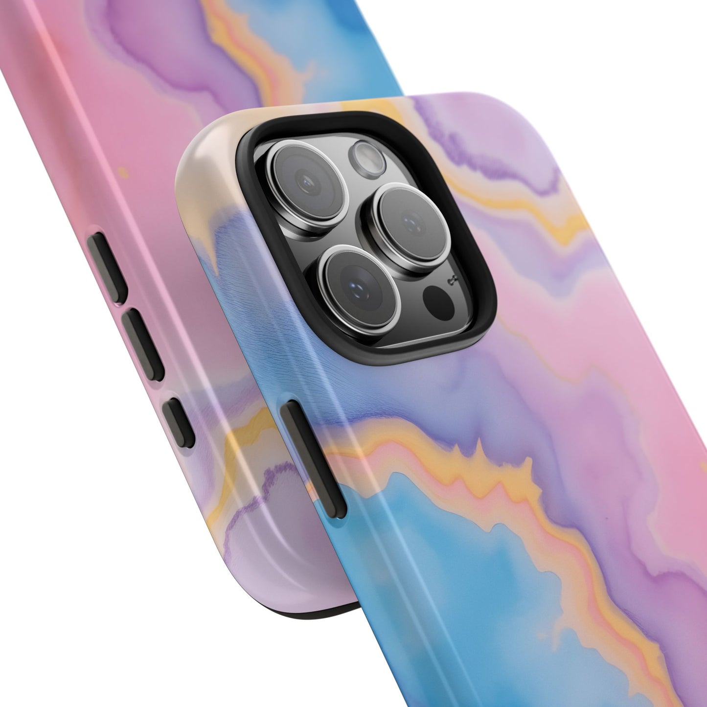 Watercolor Abstract Colors Tough Phone Case - Protective Cover for iPhone