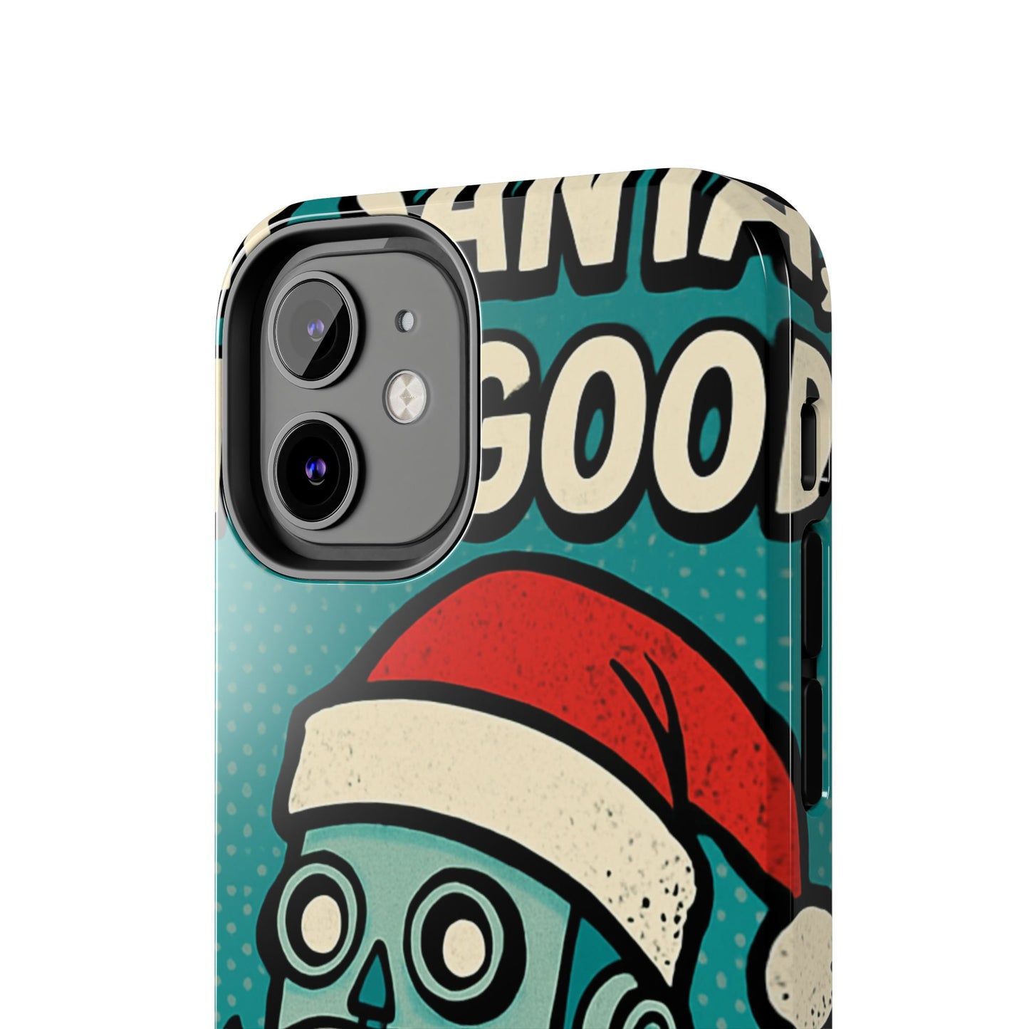 Santa Robot Phone Case - Durable Tough Design for Holidays