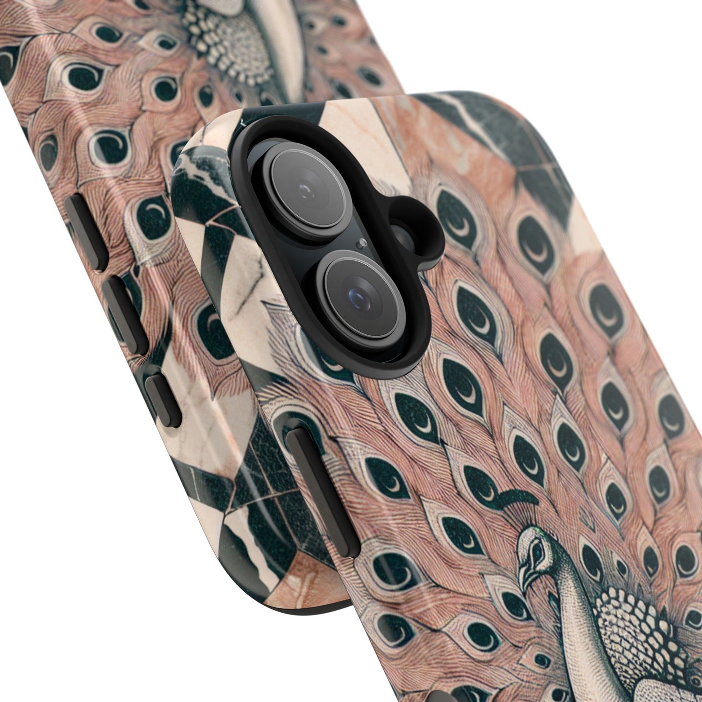 Peacock Tough Phone Case | Stylish & Durable Artwork - for iPhone