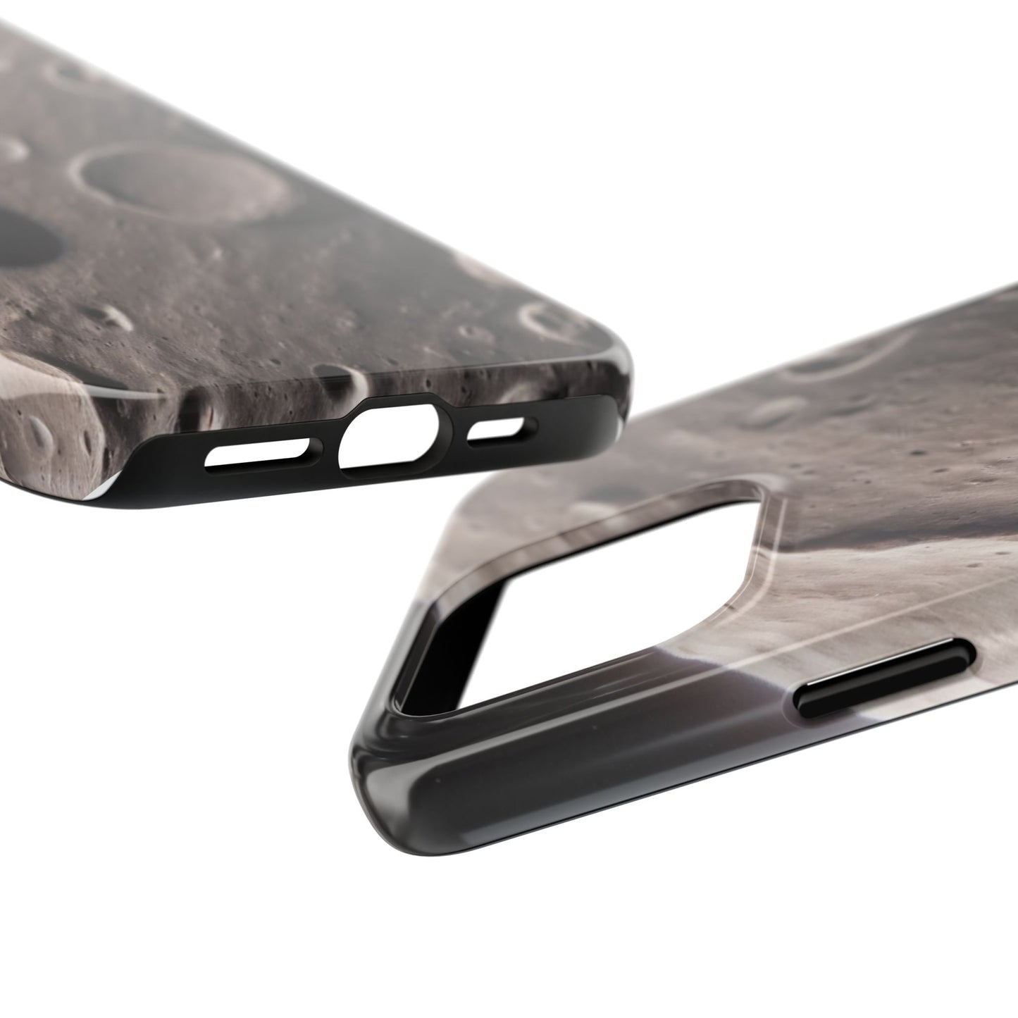 Celestial Moon Surface Tough Phone Case | Durable Space-Themed Design - for iPhone