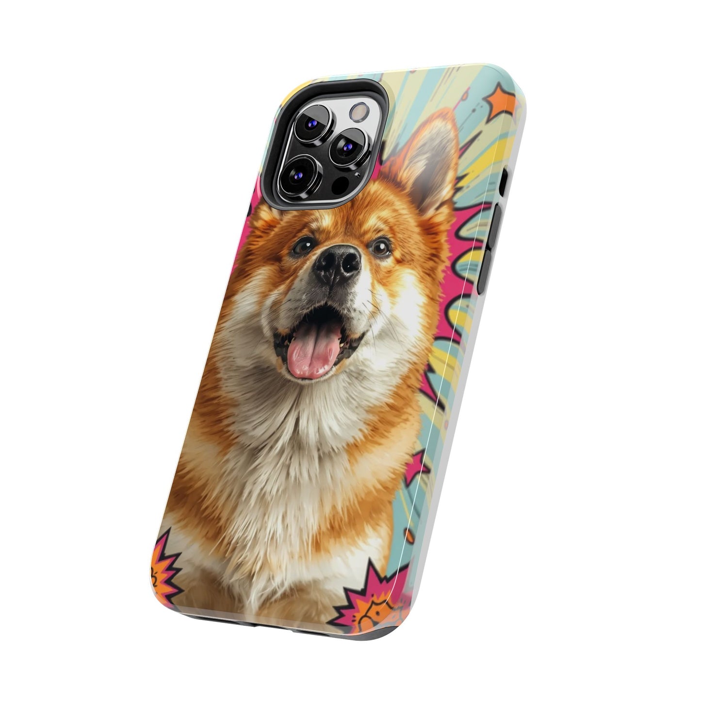 Playful Dog Tough Phone Case - Durable & Stylish Pet Lover Gift