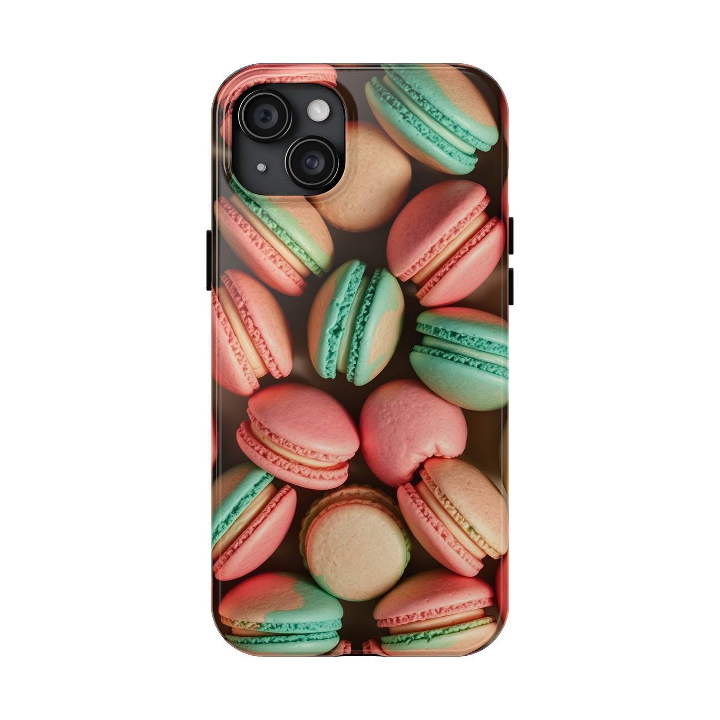 Colorful Tasty Macarons Tough Phone Case - Durable Protection with Sweet Aesthetic - for iPhone