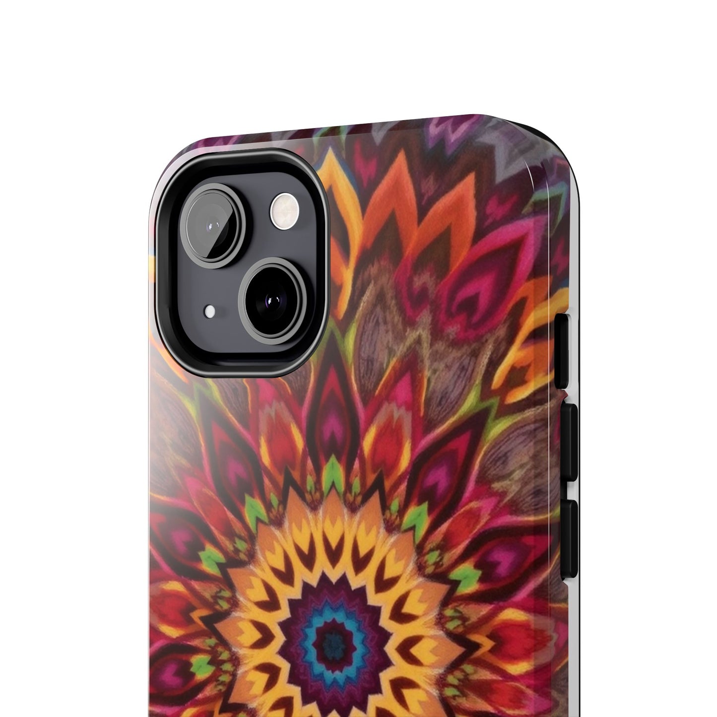 Vibrant Floral Mandala Tough Phone Case | Stylish and Durable Protection - for iPhone