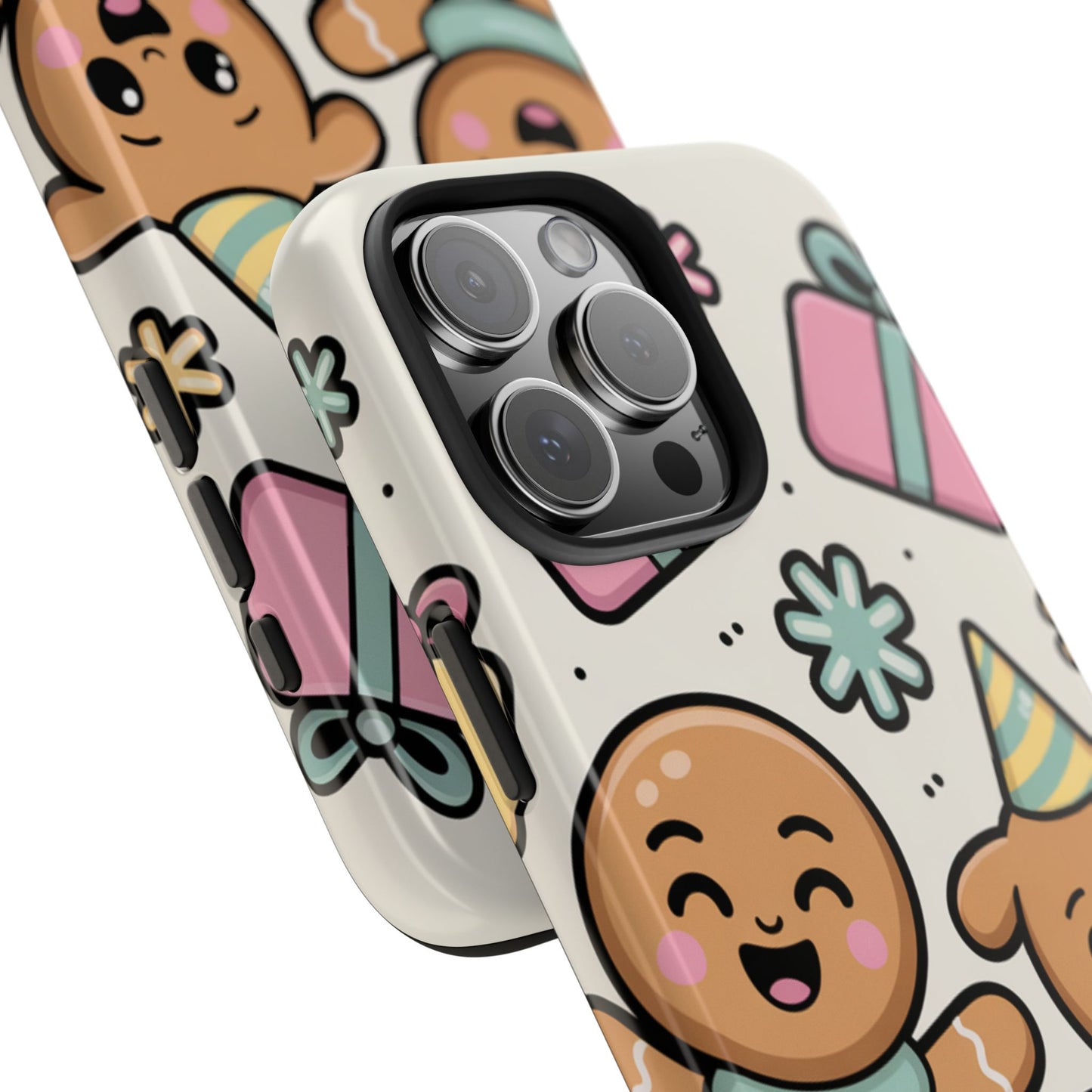 Gingerbread Family Dancing Holiday Phone Case