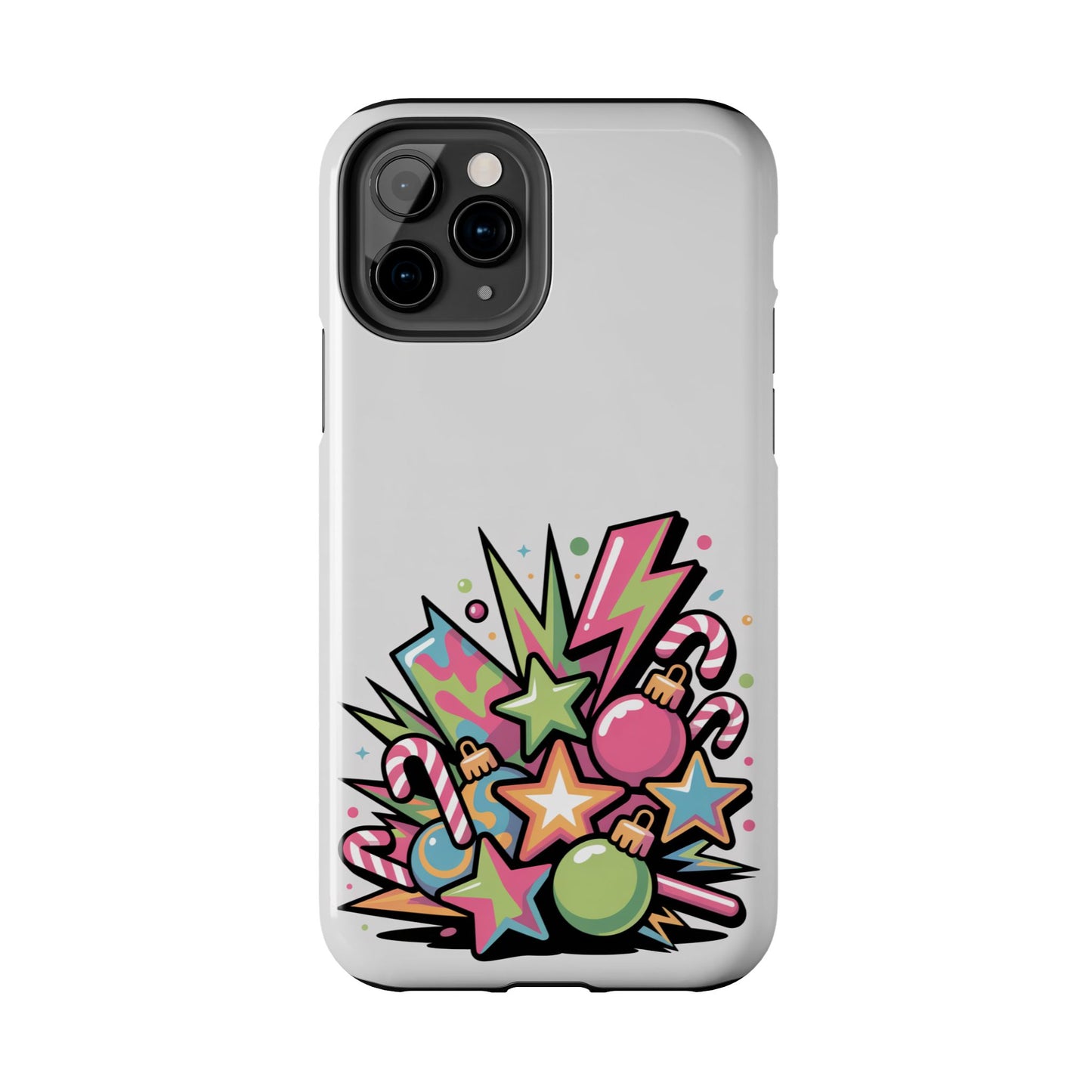 Colorful Explosion Retro Christmas Tough Phone Case