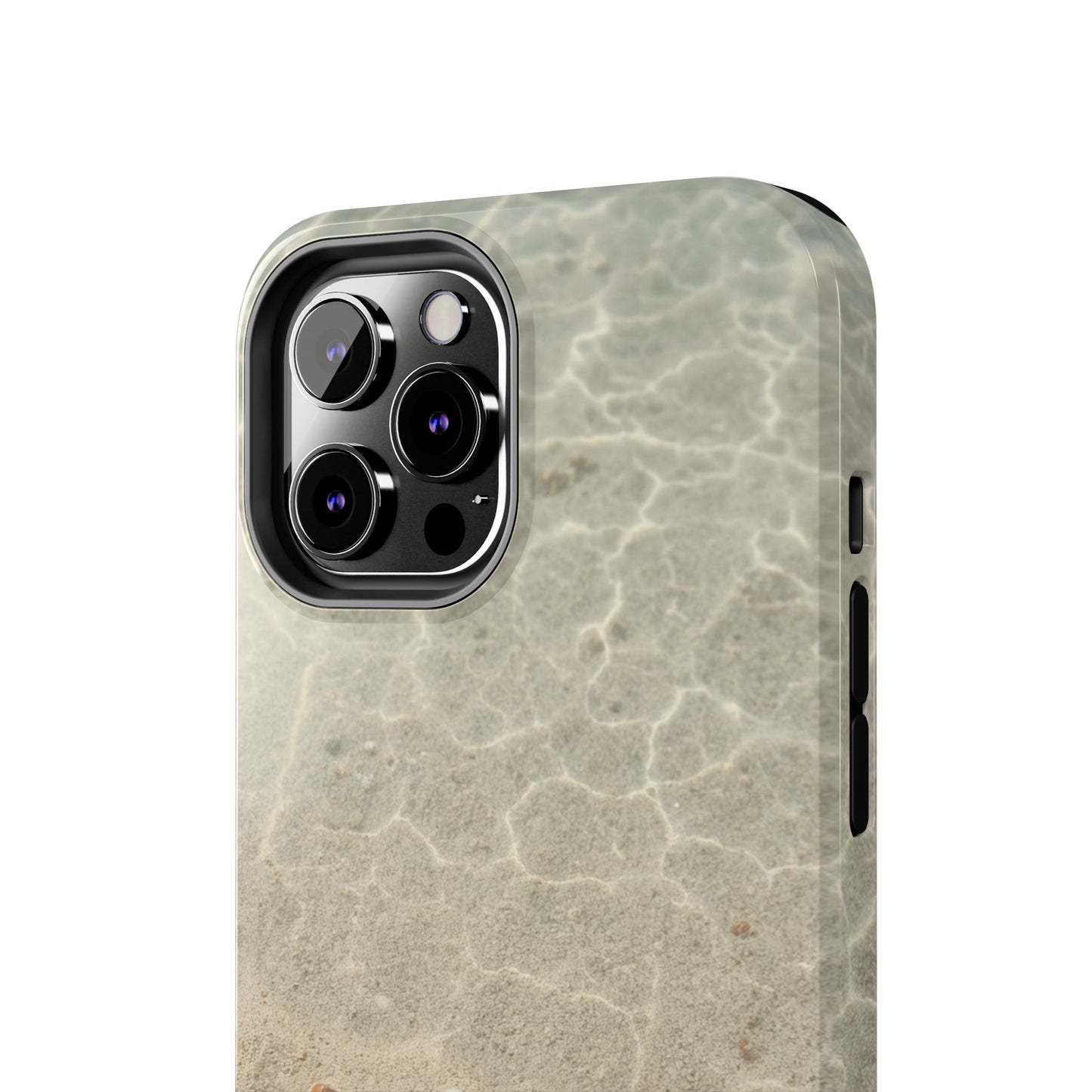 Beach-Inspired Tough Phone Case with Starfish and Seashell Design
