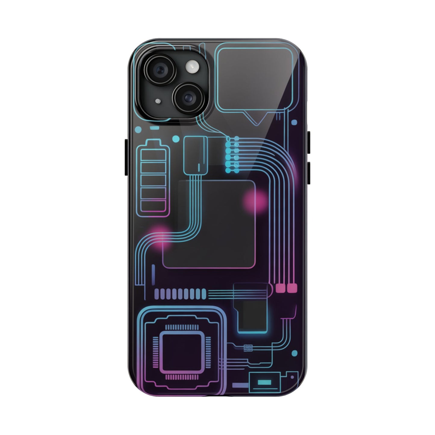 Cyberpunk Circuits Tough Phone Case