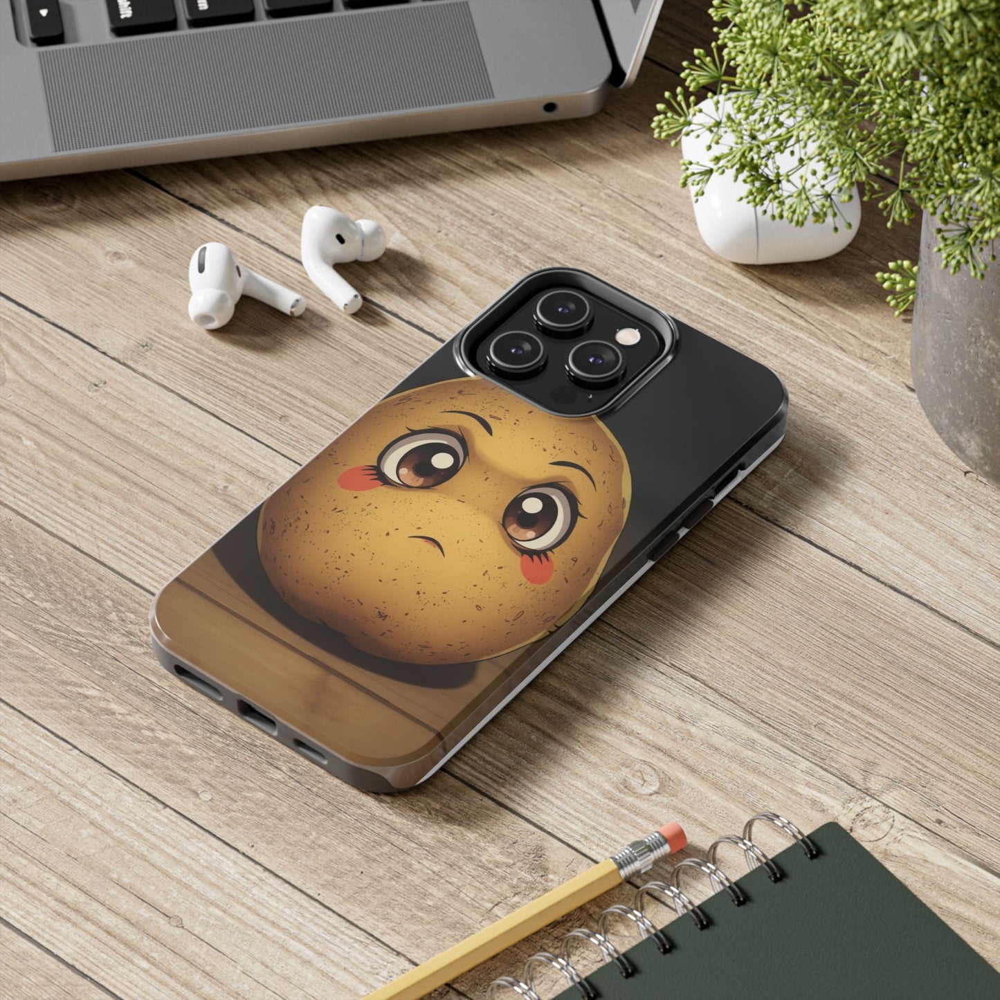 Cute Potato Phone Case with Adorable Design - Tough & Stylish Protection