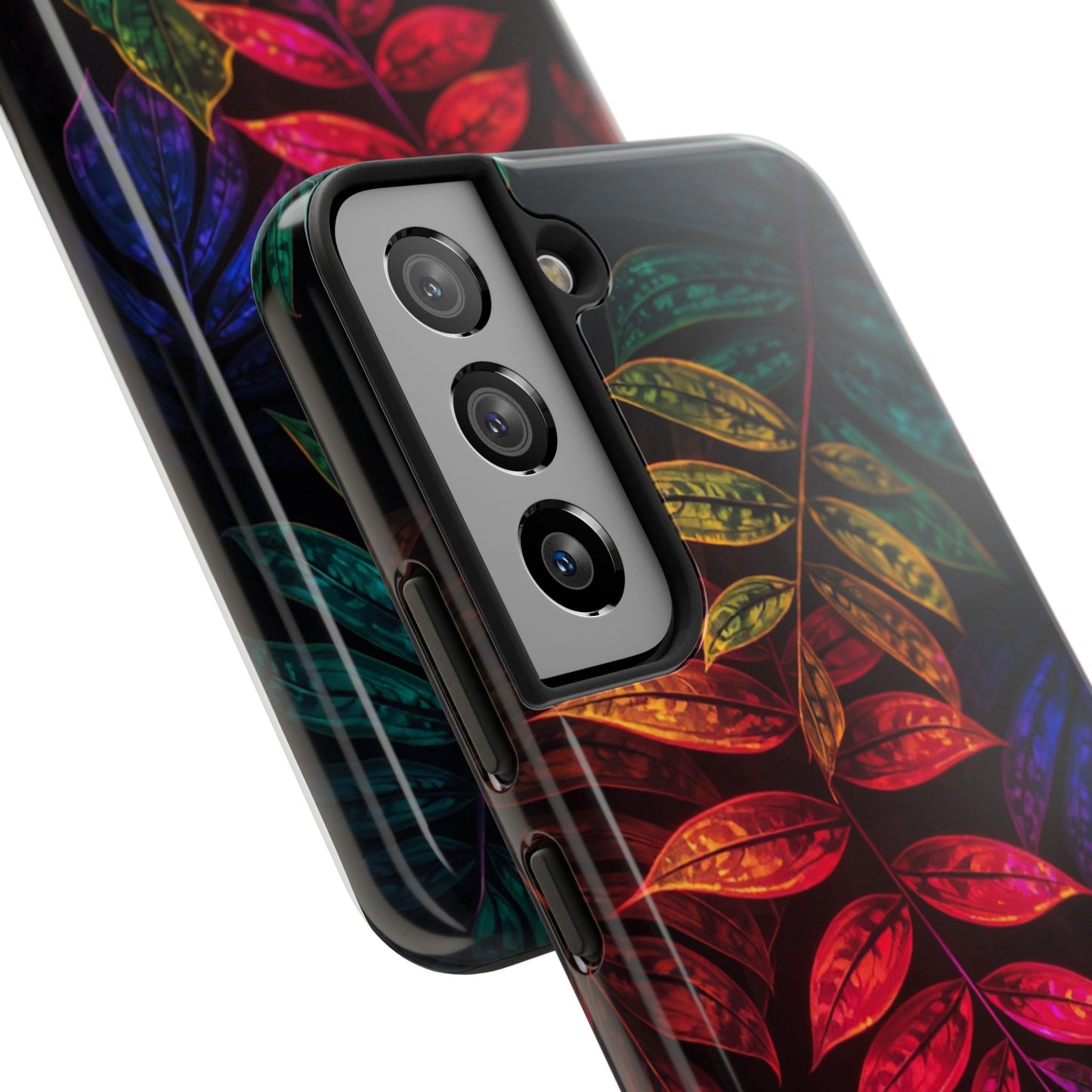 Vibrant Tropical Leaf Tough Phone Case
